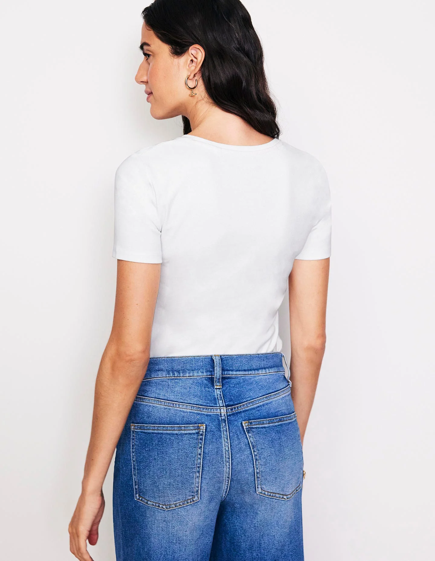 Essential Jersey T-Shirt-White - Image 3