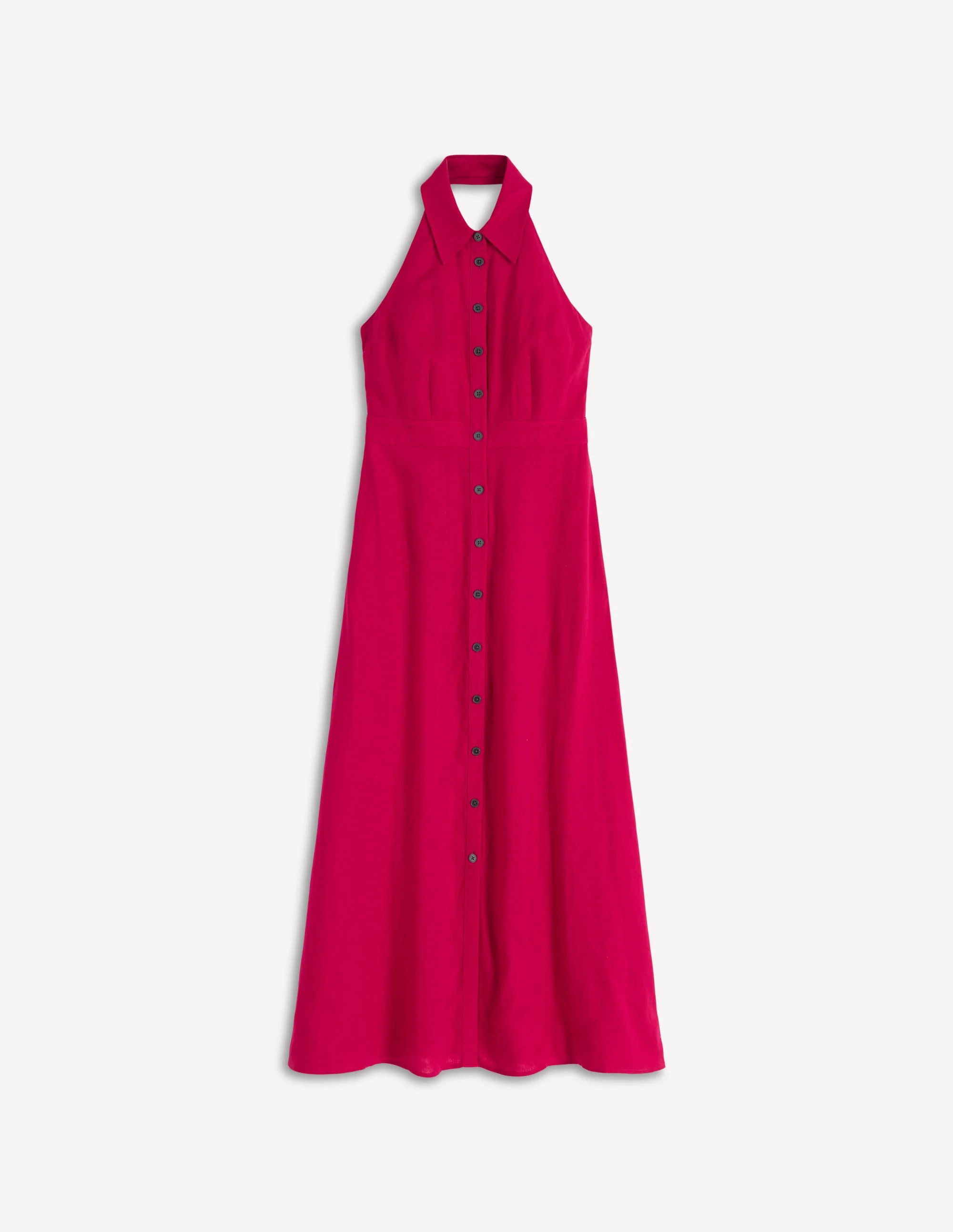 Eva Linen Blend Maxi Dress-Pomegranate - Image 6