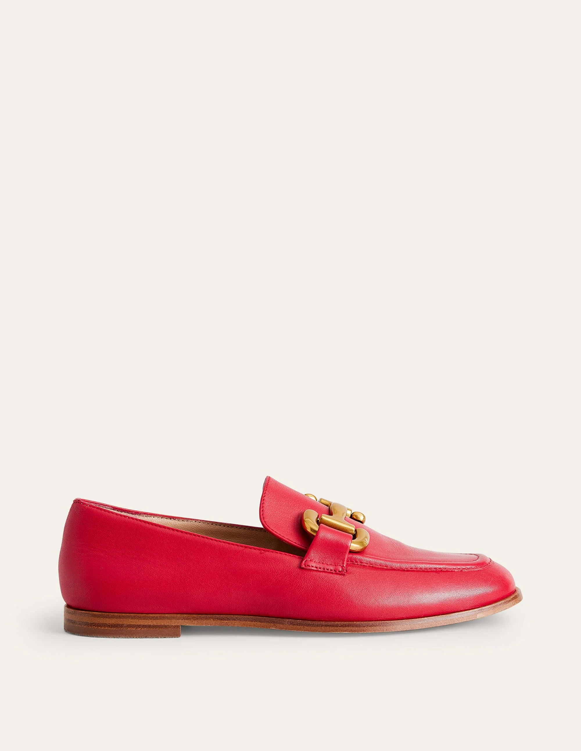 Iris Snaffle Loafers-Pillarbox Red - Image 2