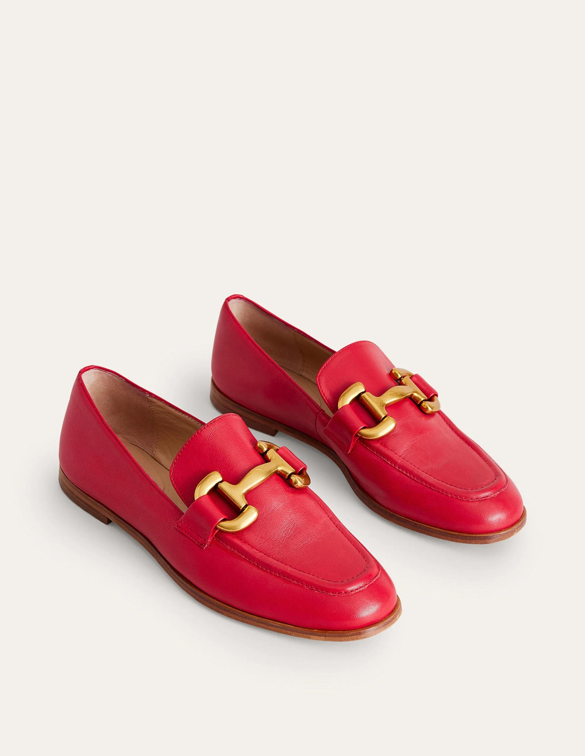 Iris Snaffle Loafers-Pillarbox Red - Image 3