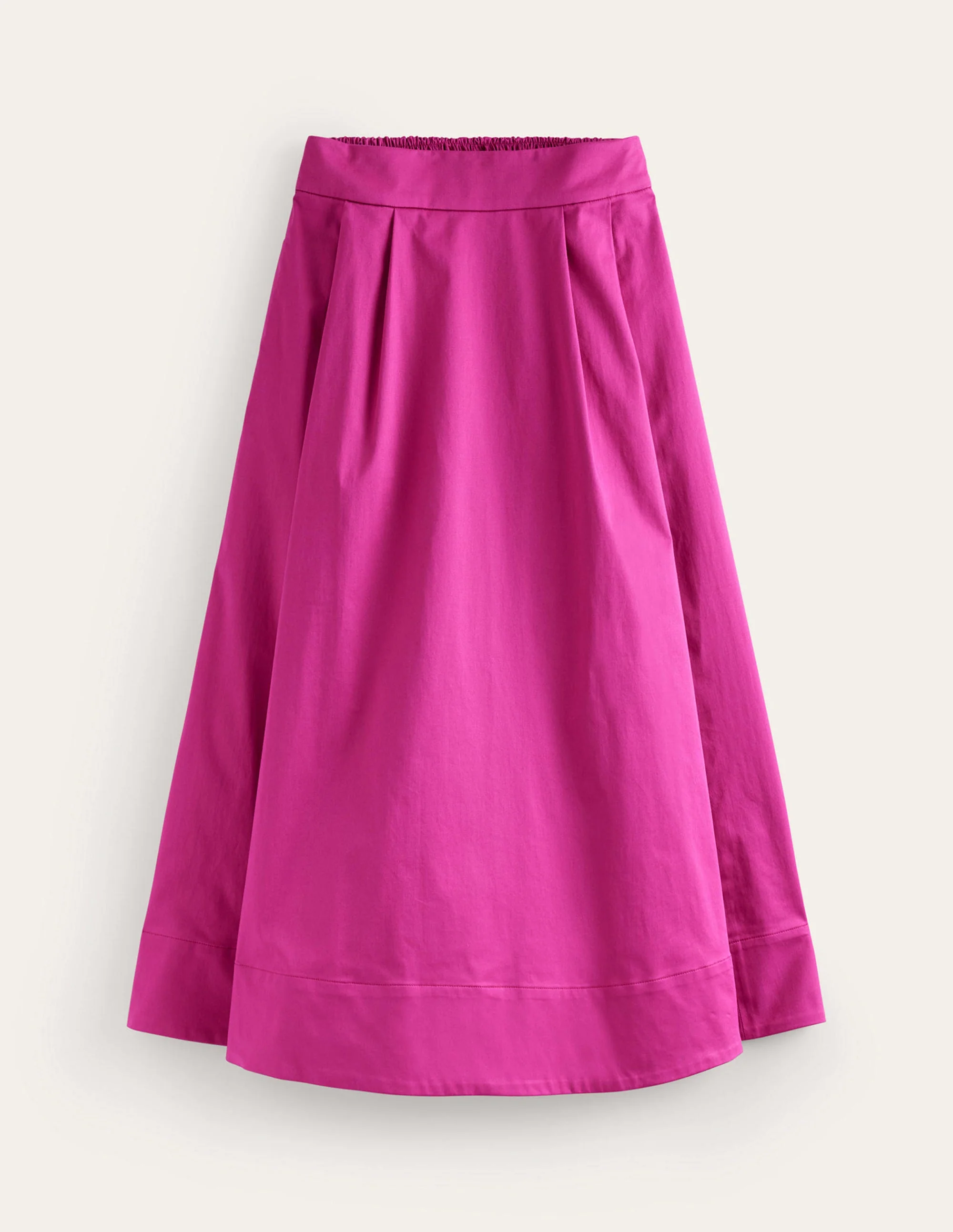 Isabella Cotton Sateen Skirt-Rose Violet - Image 6