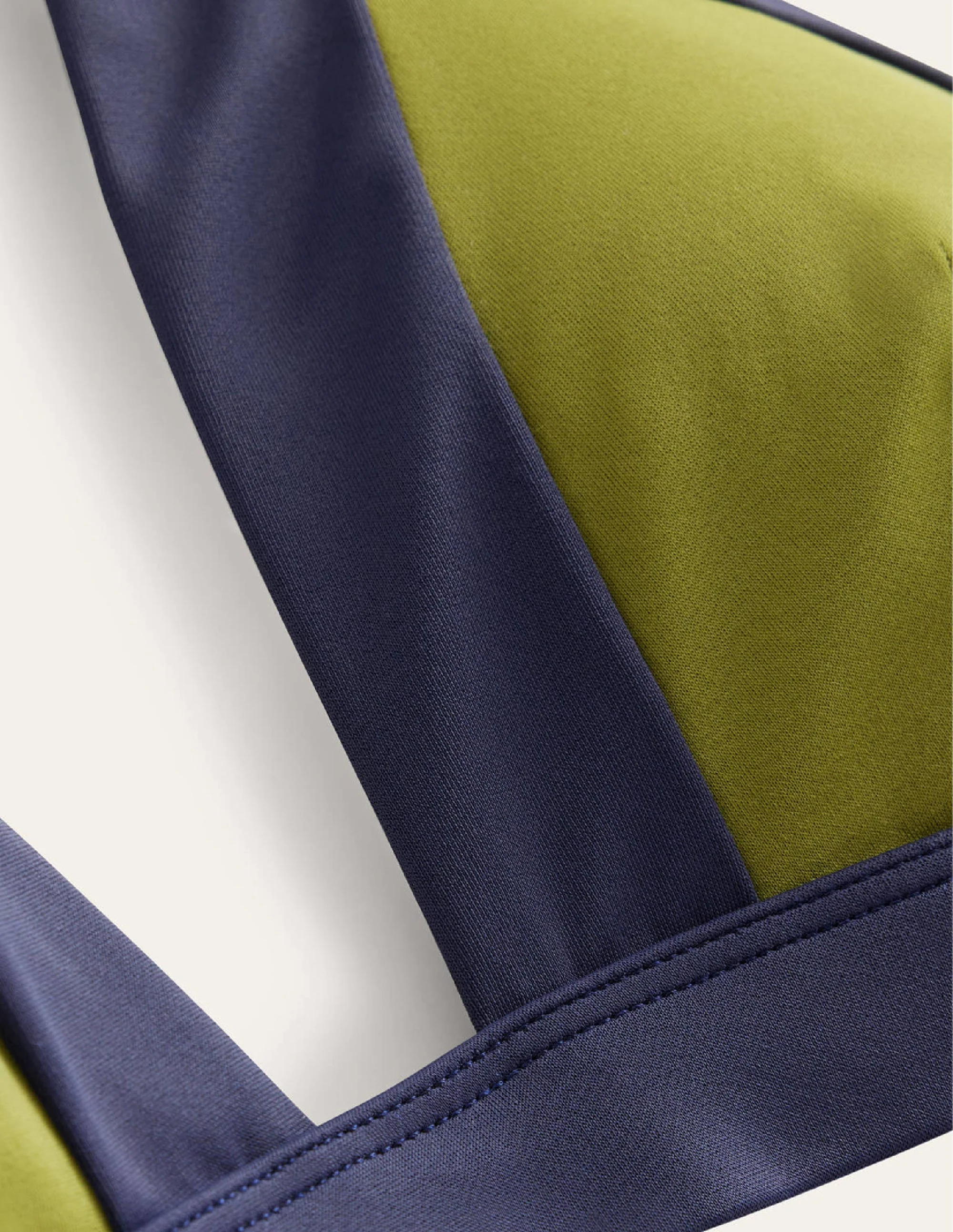 Ithaca Halter Bikini Top-River Reed Colourblock - Image 3