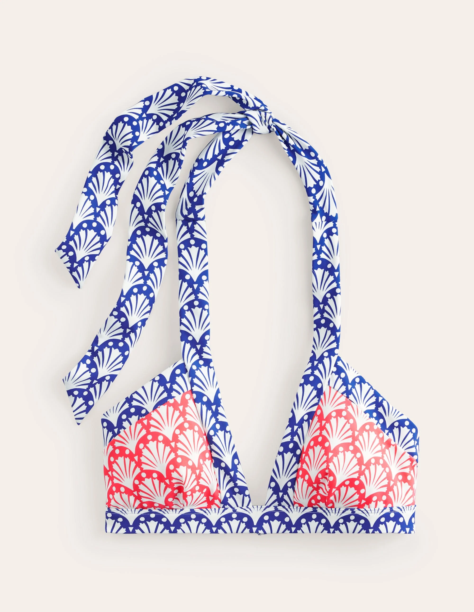 Ithaca Halter Bikini Top-Surf The Web, Shells - Image 6