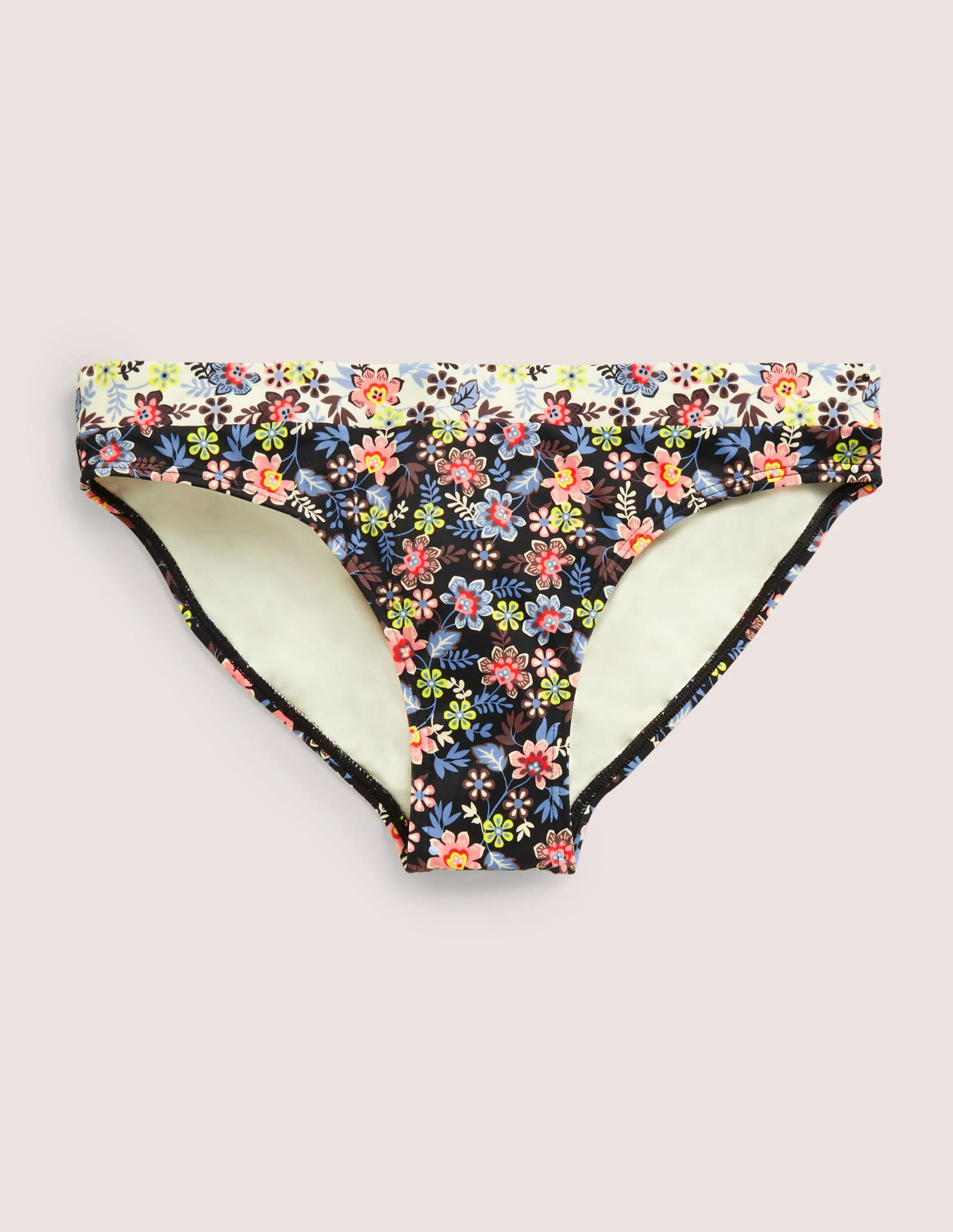 Ithaca Panel Bikini Bottoms-Nero, Opulent Leaf - Image 5