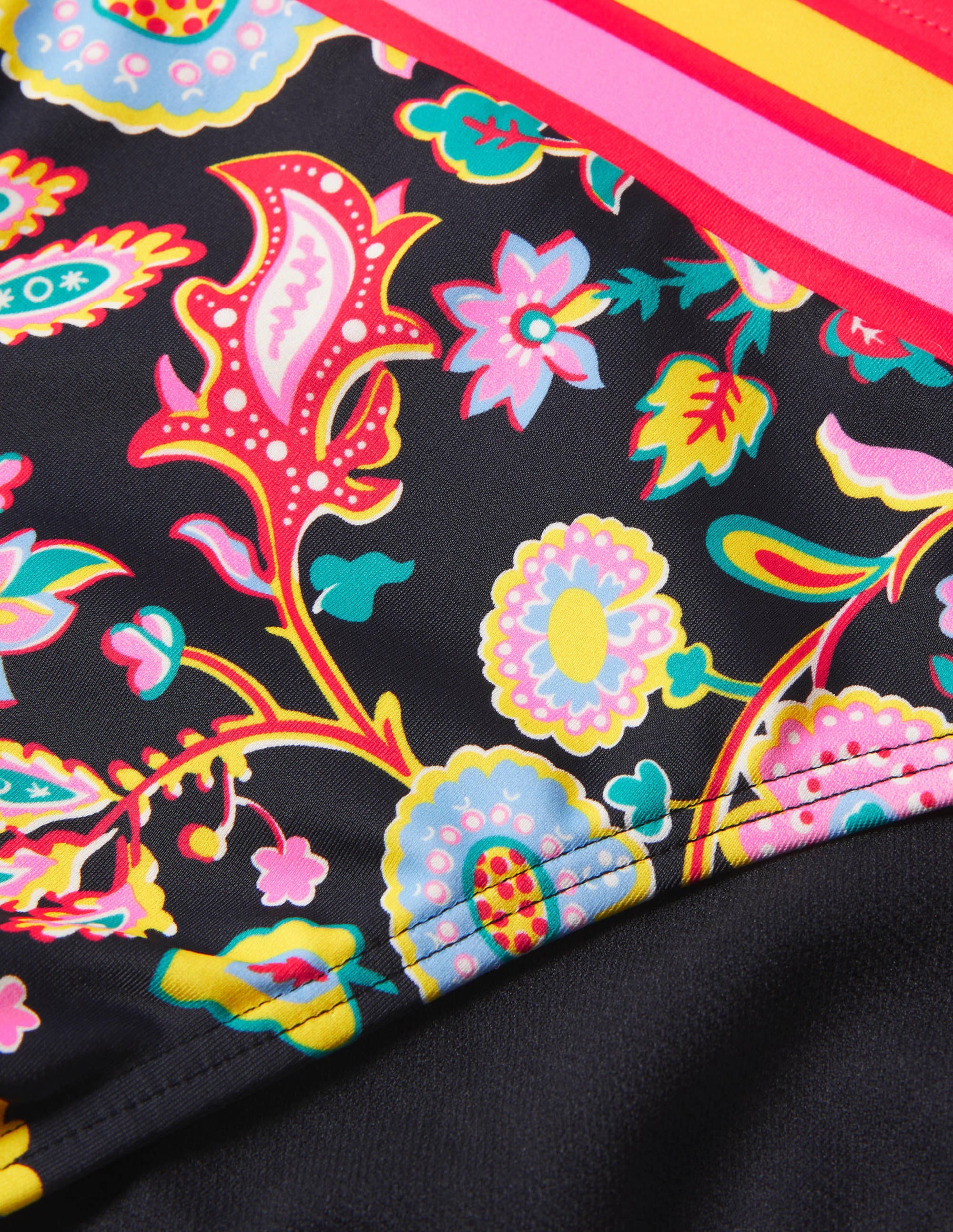 Ithaca Panel Bikini Bottoms-Nero, Opulent Paradise - Image 5