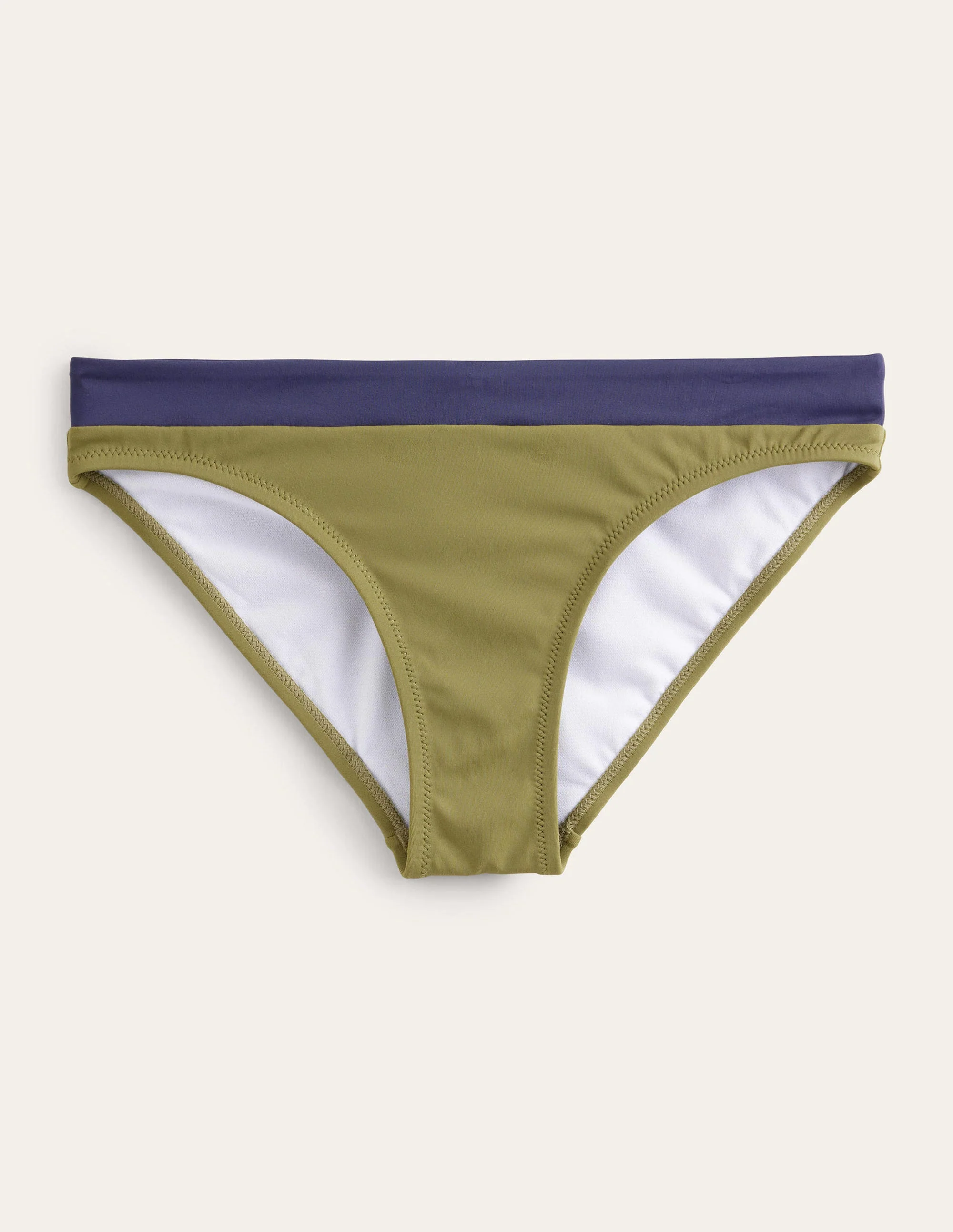 Ithaca Panel Bikini Bottoms-River Reed Colourblock - Image 2