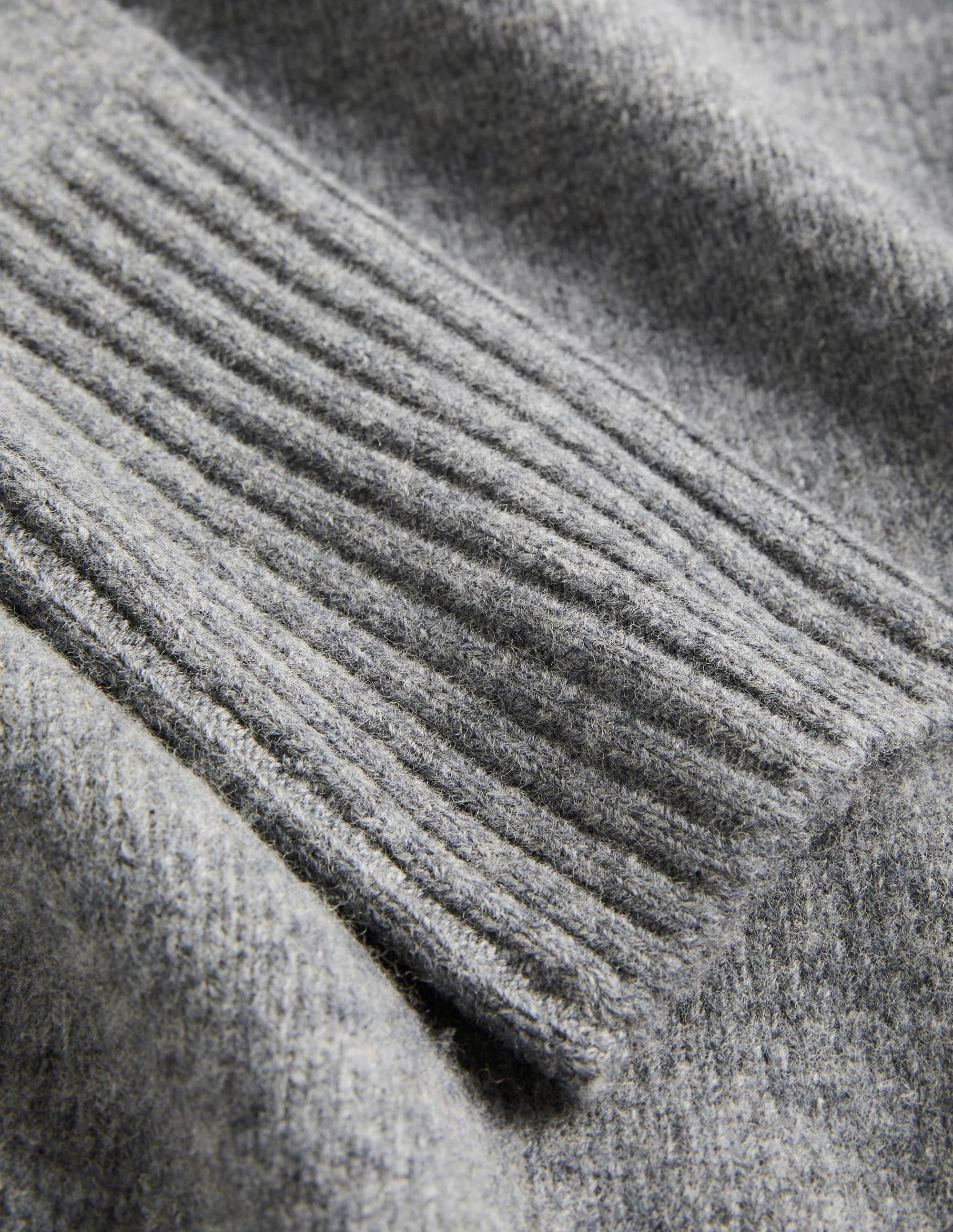 Jessica Oversized Jumper-Light Charcoal Melange - Image 7