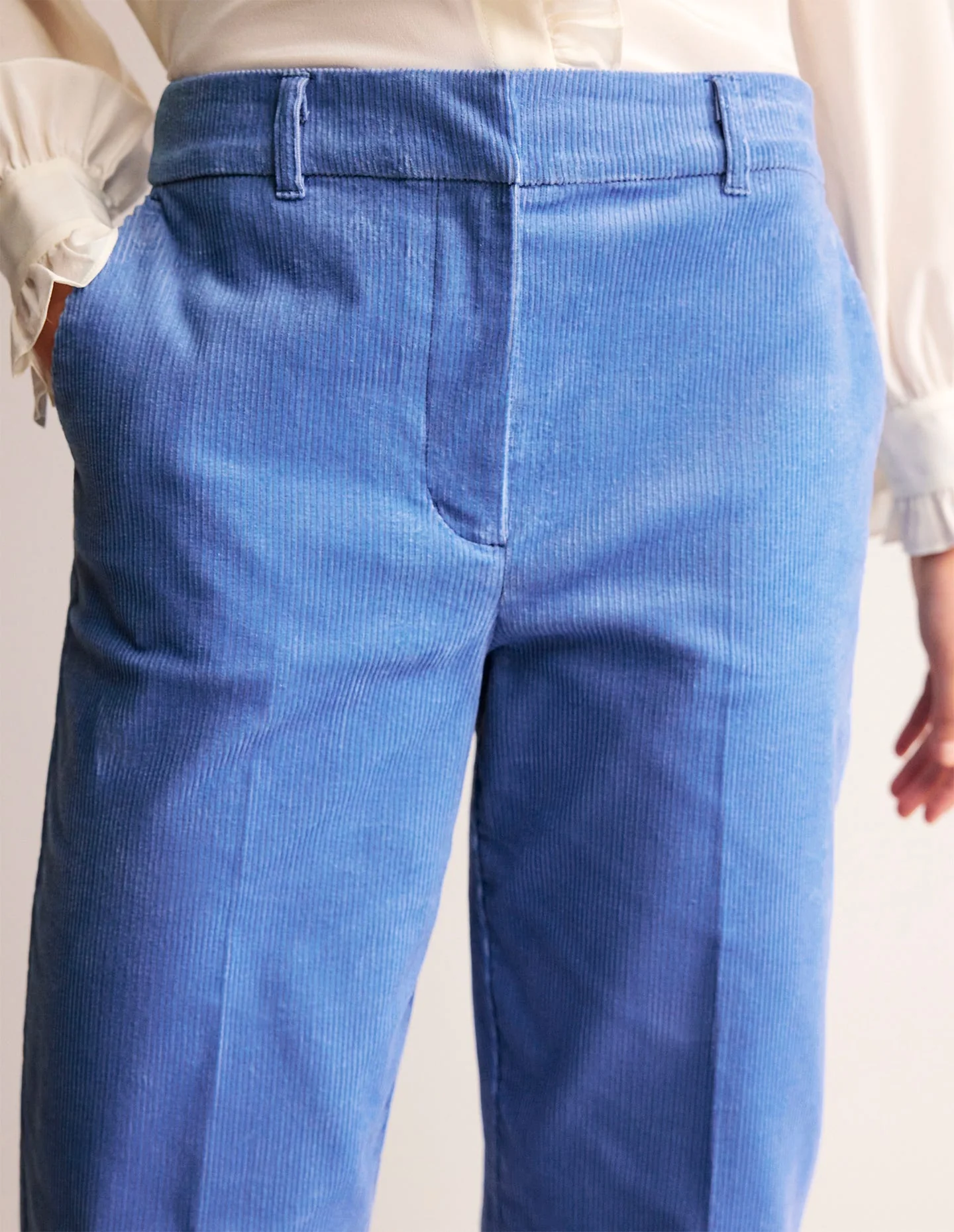 Kew Cord Trousers-Marina - Image 2