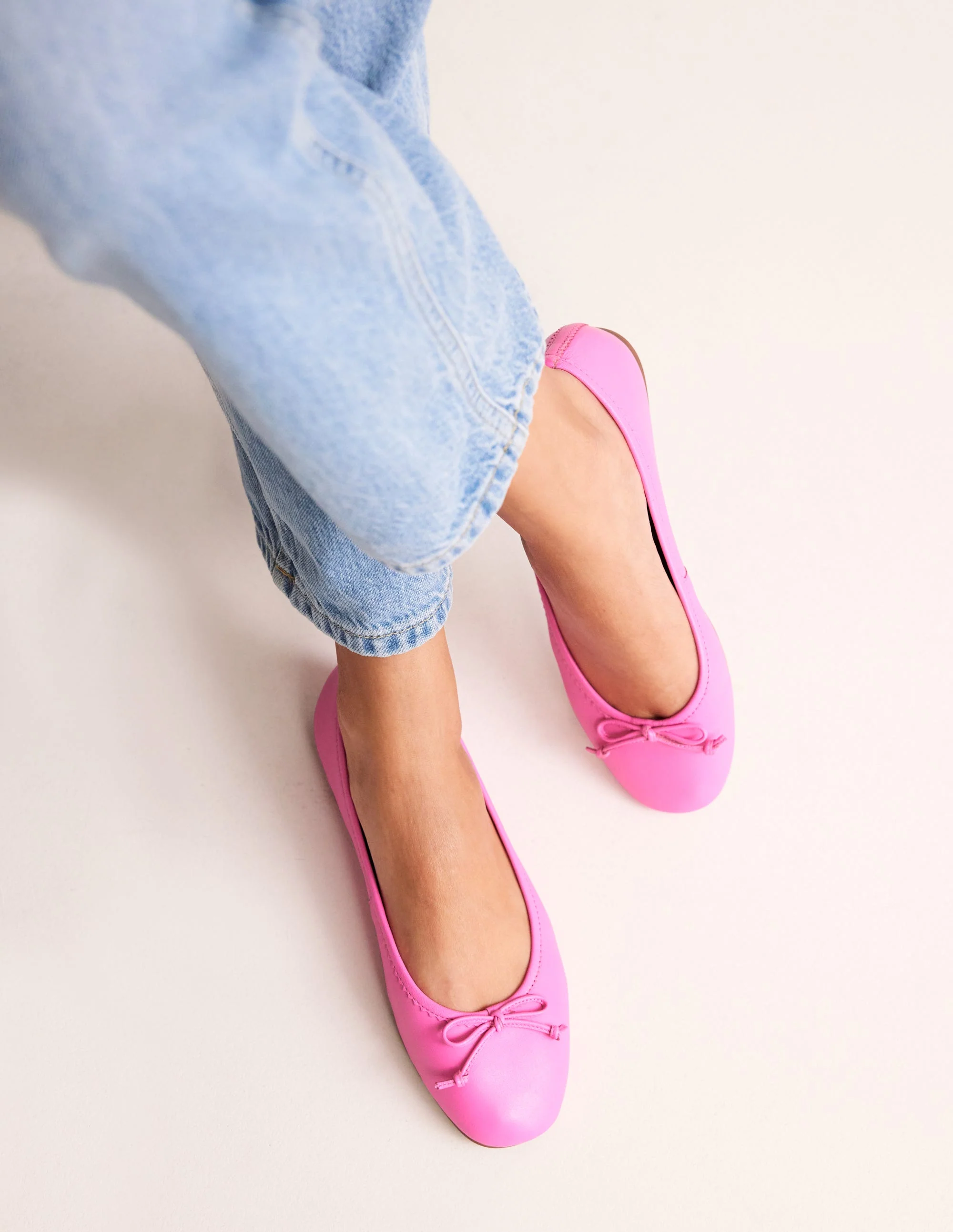 Kitty Flexi Sole Ballet Pumps-Festival Pink - Image 3