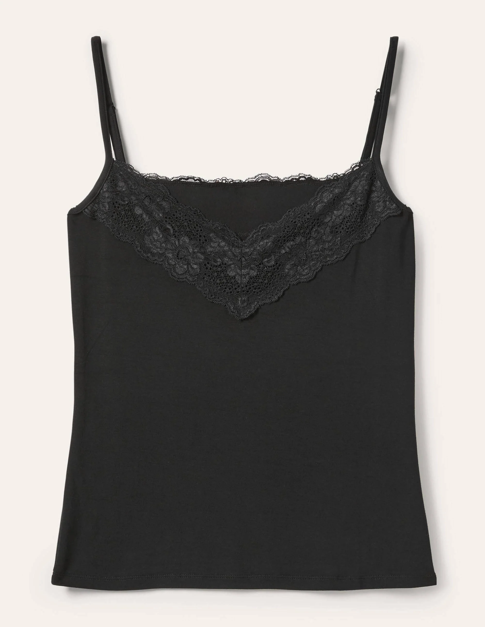 Lace Cami Top-Black - Image 9