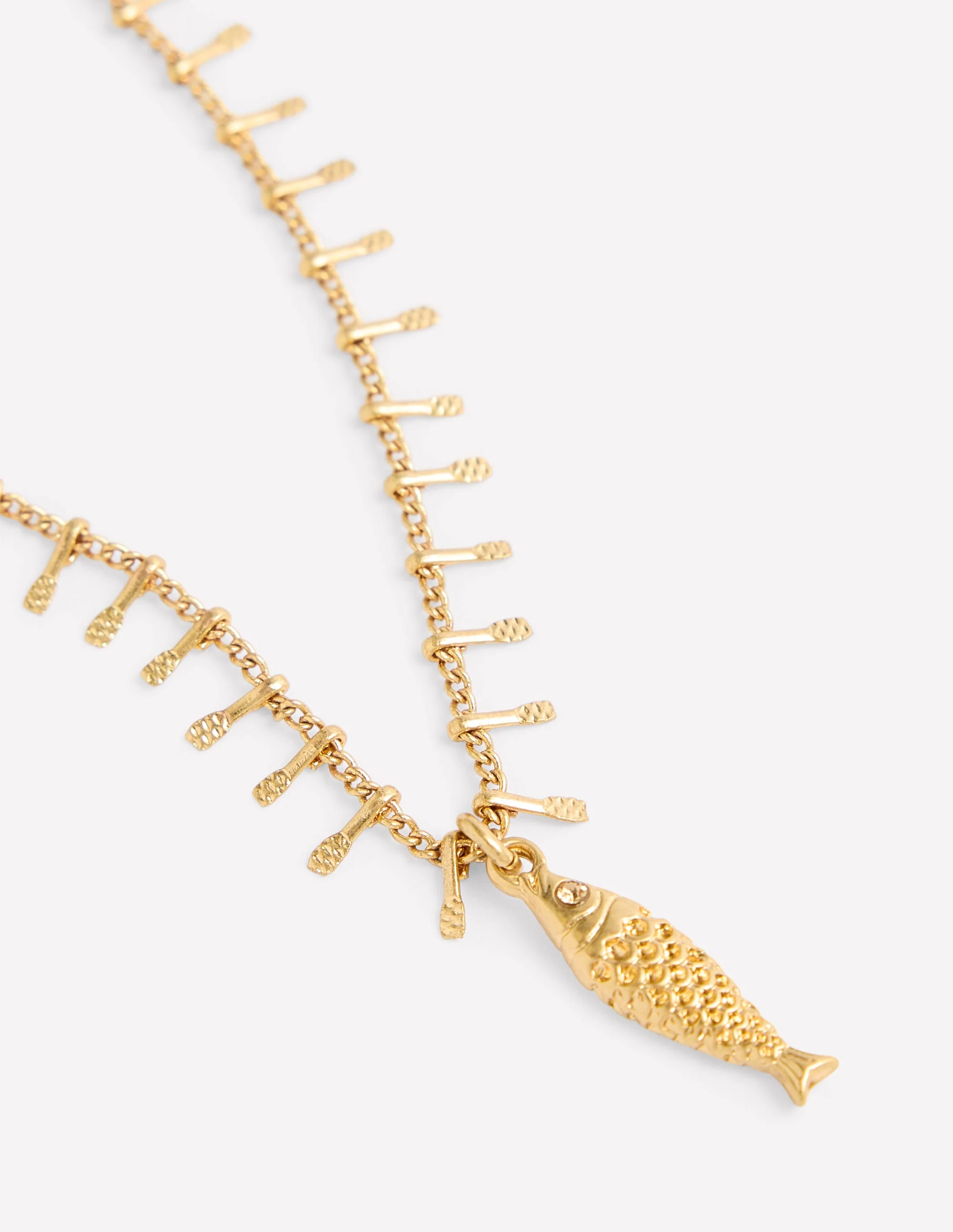 Layering Charm Necklace-Fish - Image 4
