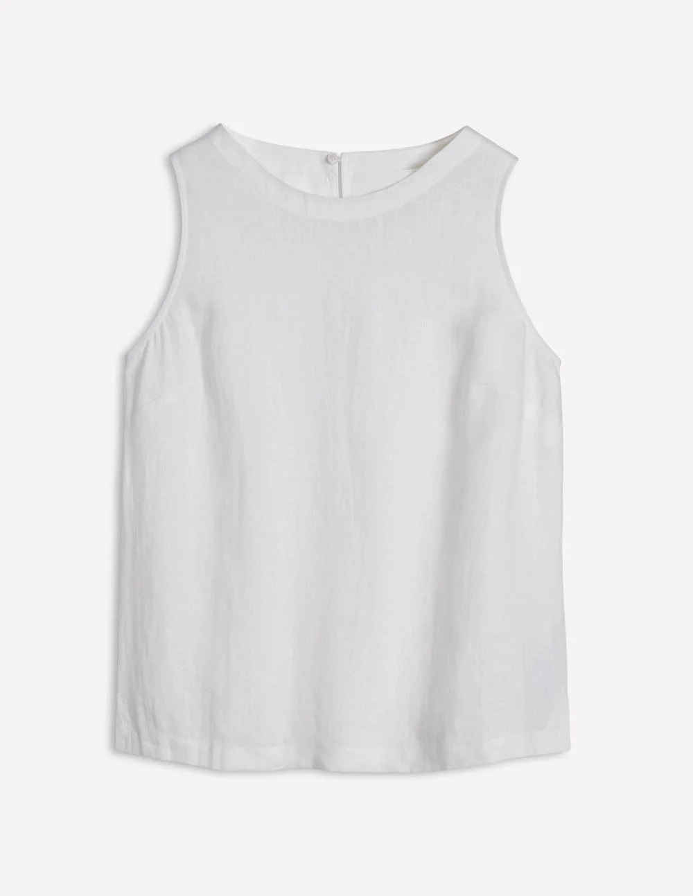 Linen Shell Top-White - Image 6