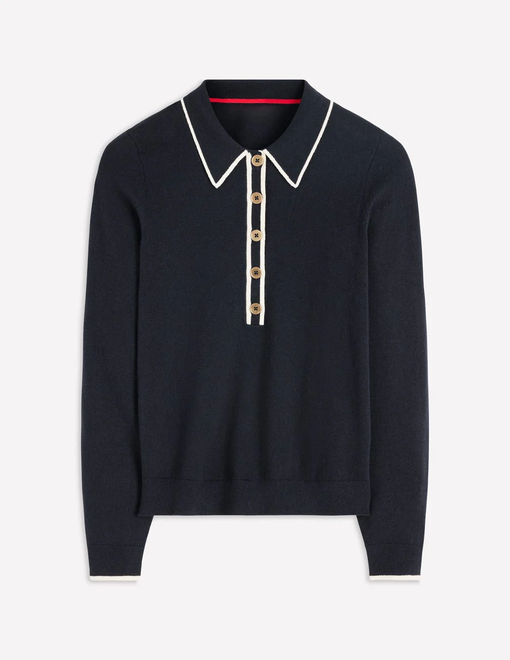 Liz Henley Jumper-Navy - Image 5