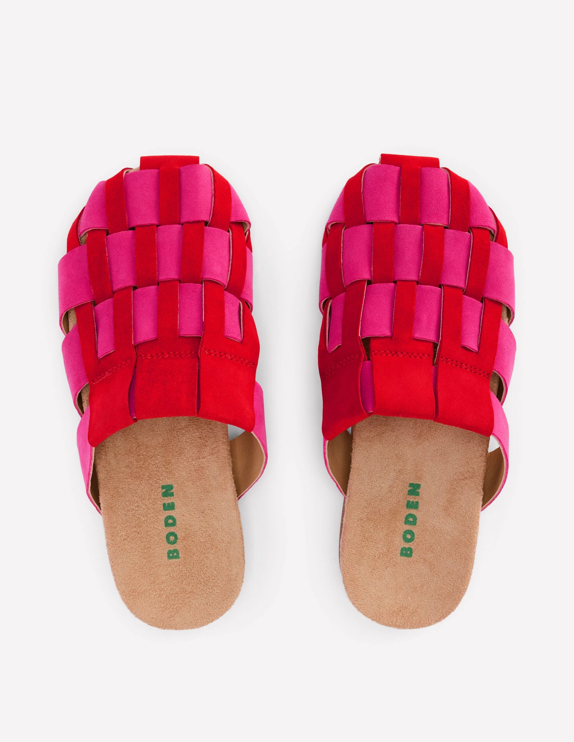 Loretta Multi Strap Clog-Pink/Red - Image 5