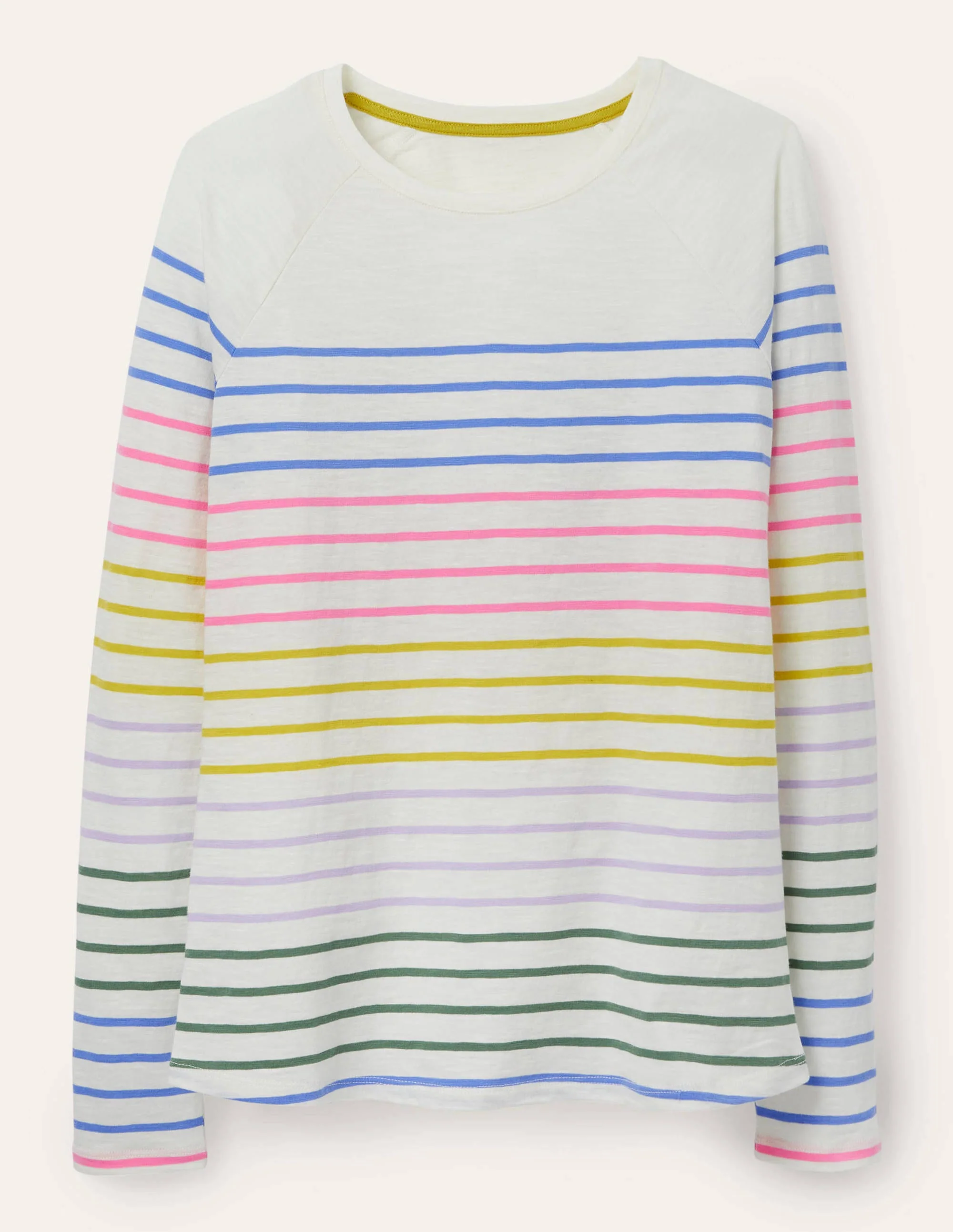 Lorna Baseball Jersey Top-Rainbow Multi Stripe - Image 6