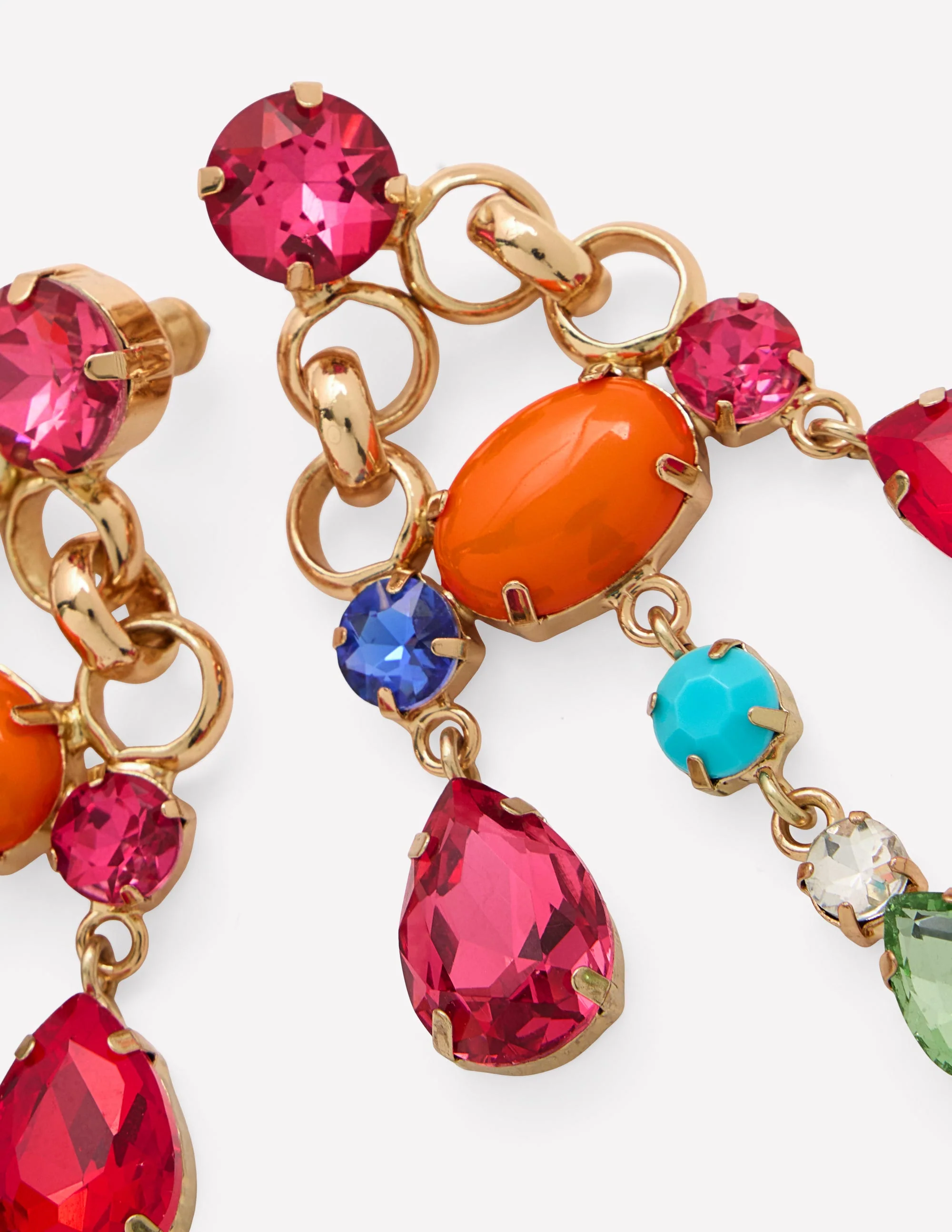 Mega Jewel Earrings-Multi - Image 3