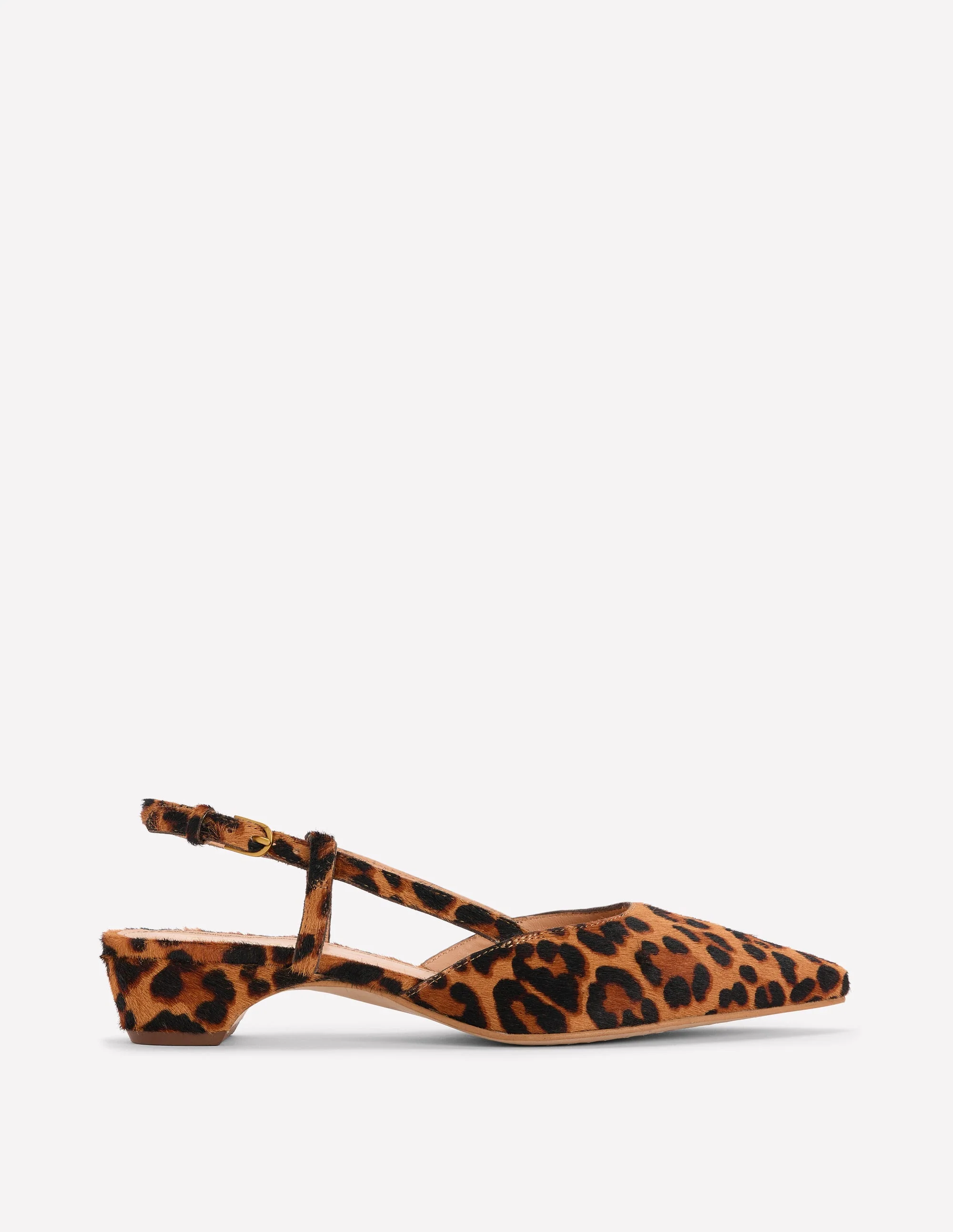 Mini Block Sling Backs-Classic Leopard - Image 3