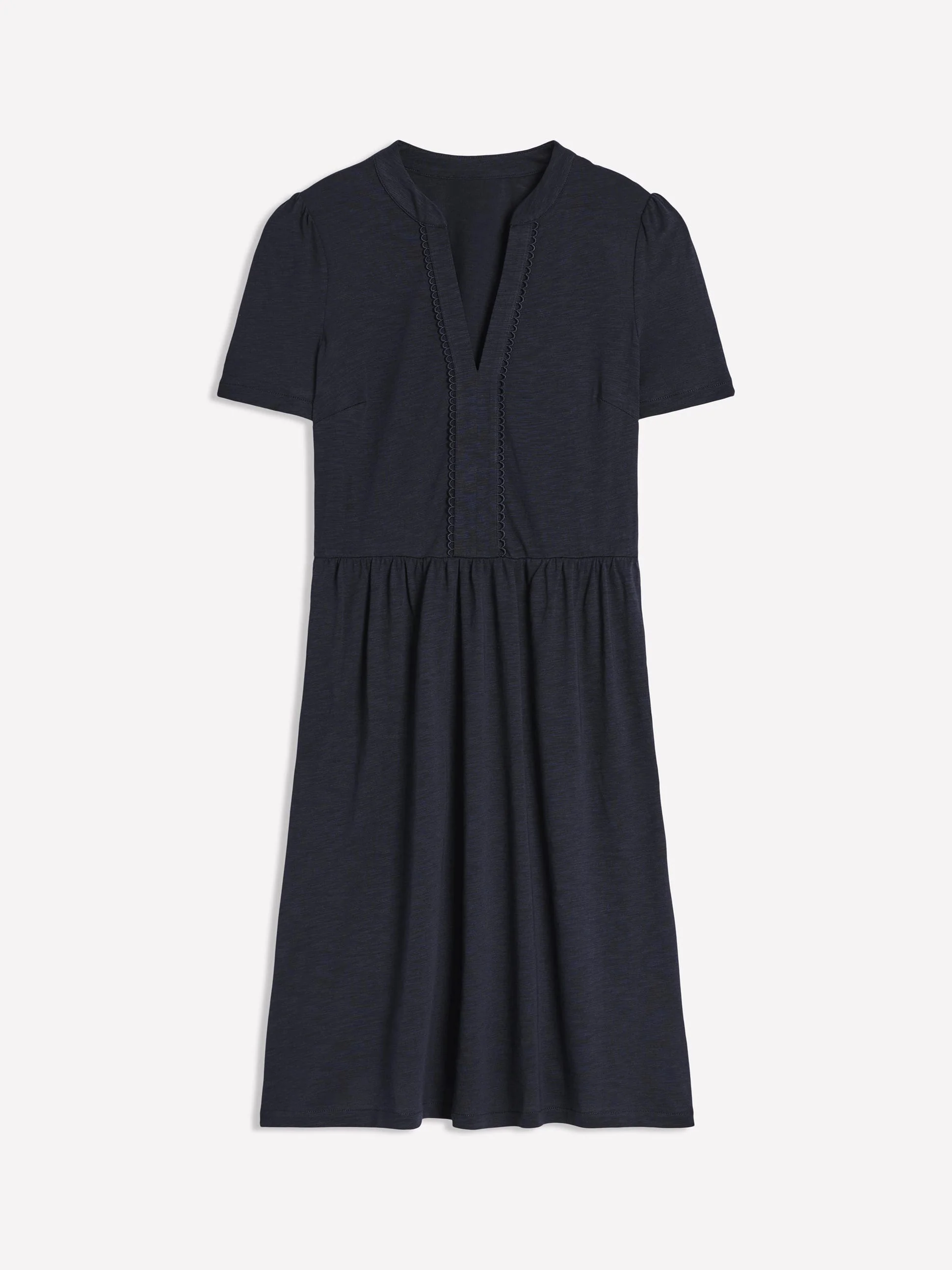 Naomi Short Sleeve Dress-Navy - Image 5