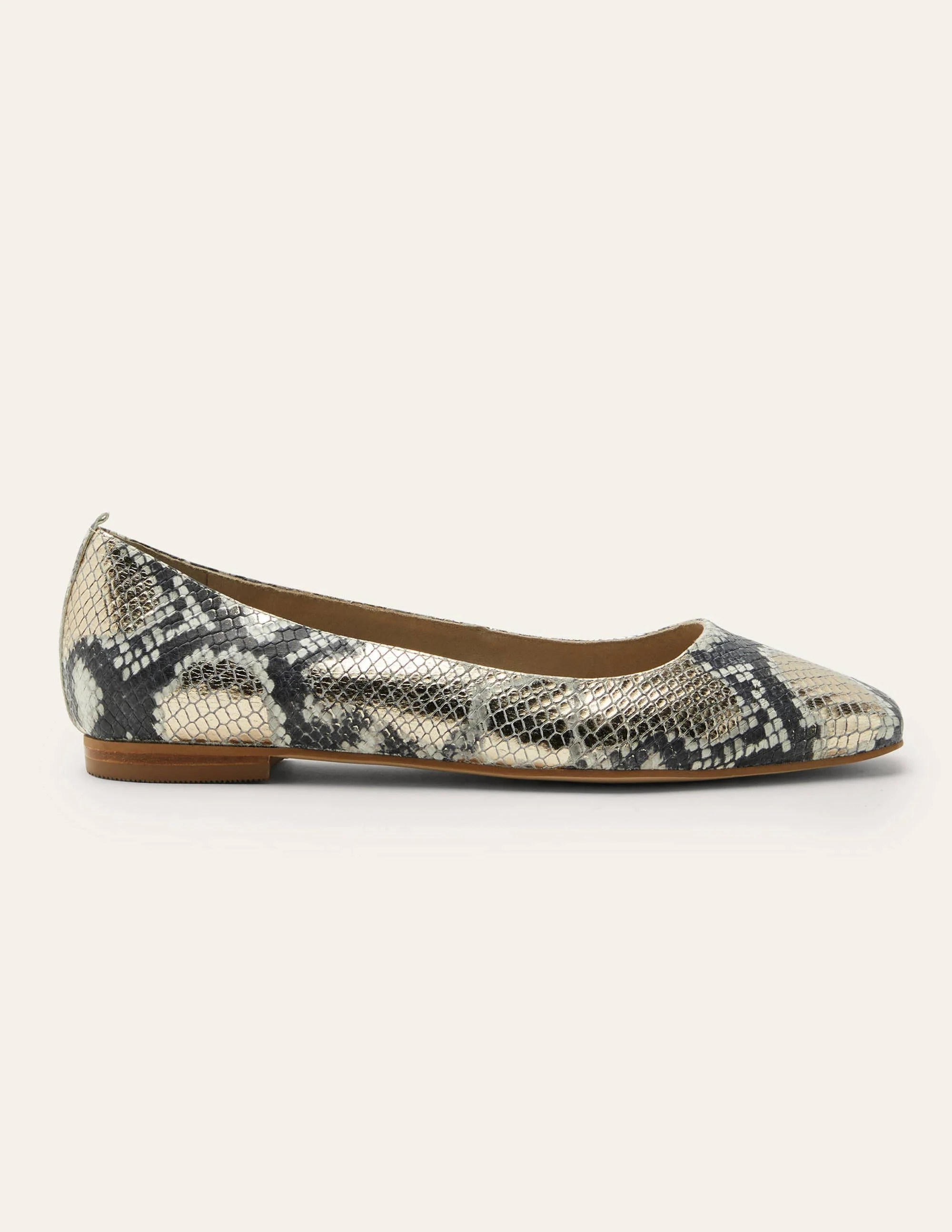 Olive Ballerinas-Pale Gold Snake - Image 2