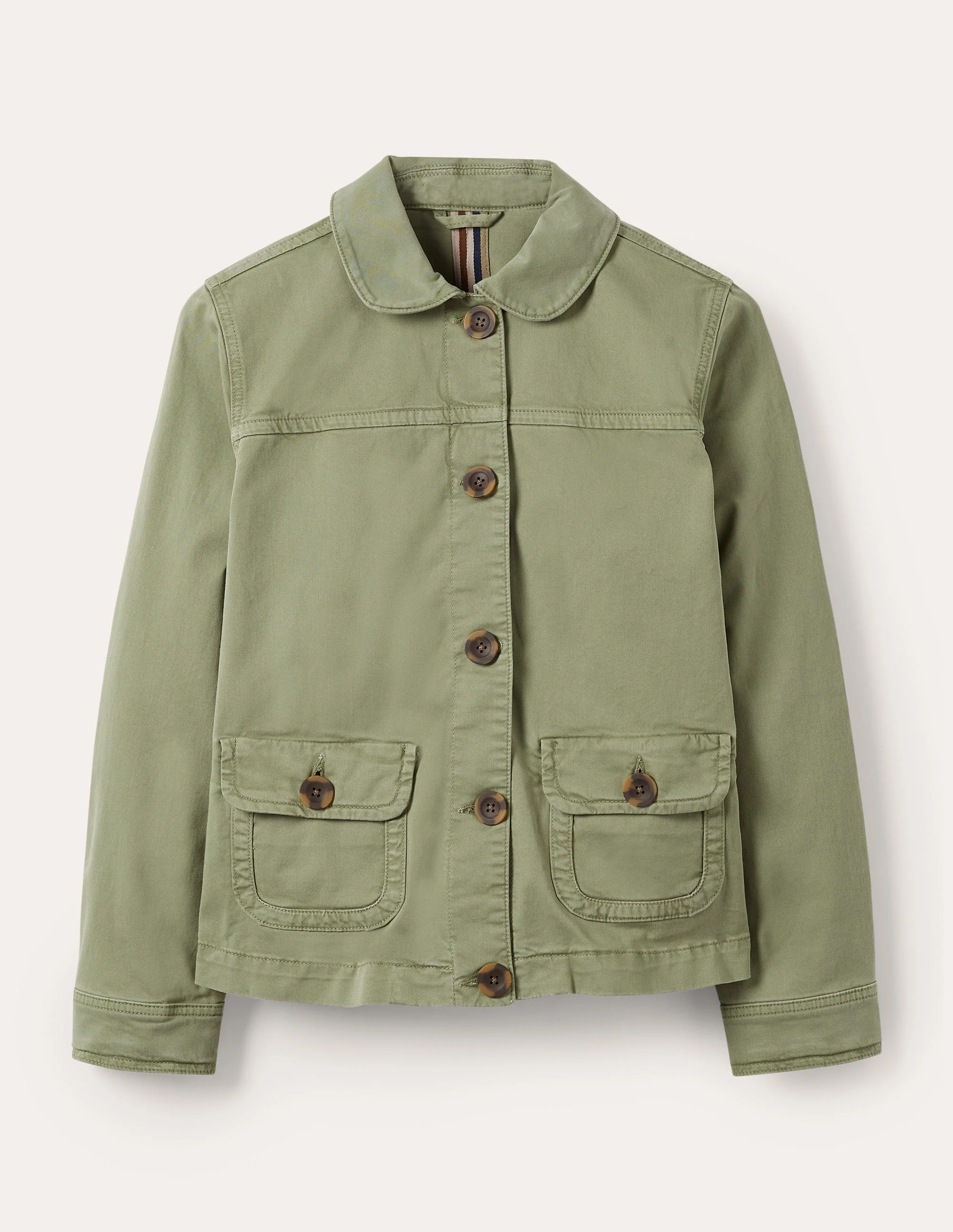 Patch Pocket Chore Jacket-Rainforest Green - Image 5