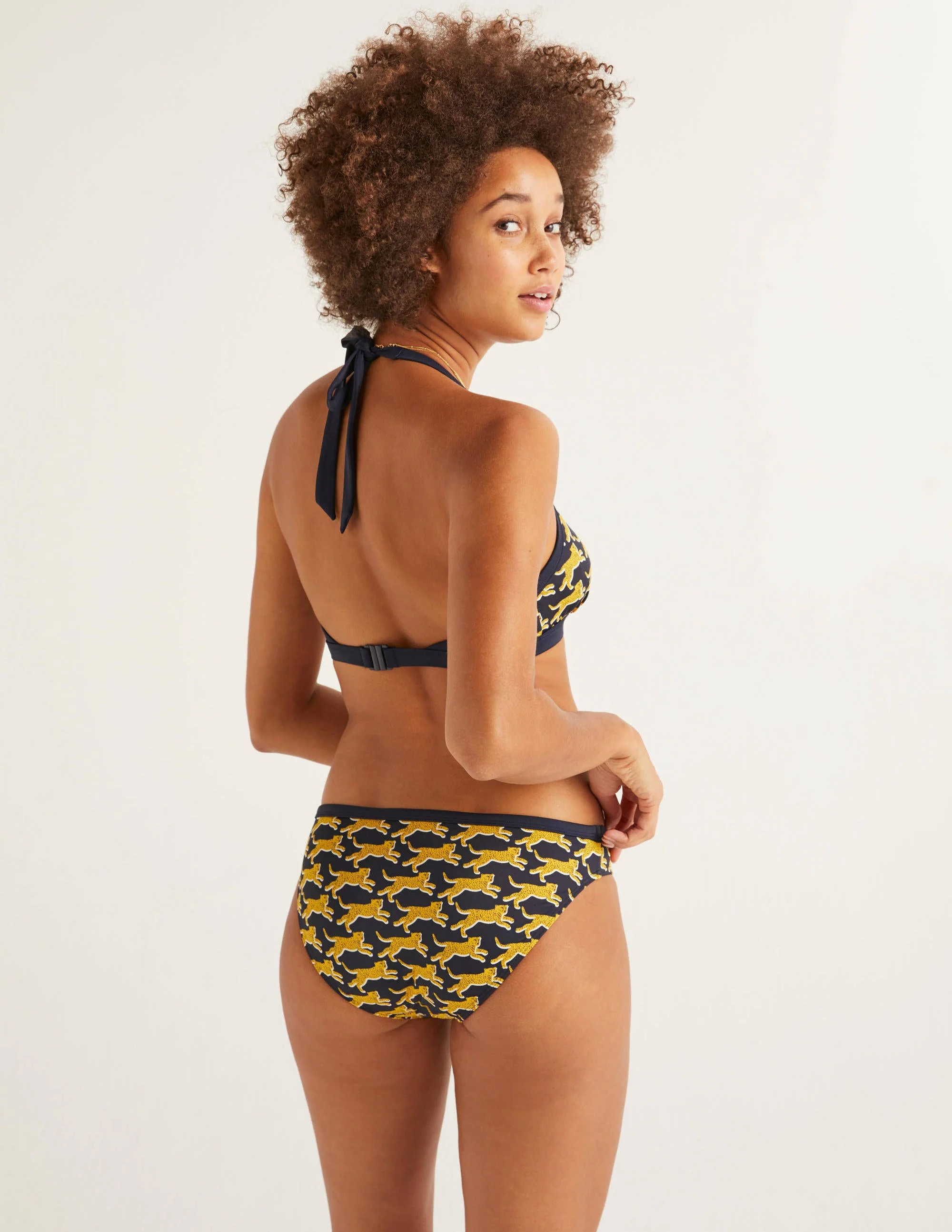 Patmos Bikini Bottoms-Navy, Spotted Cheetah - Image 3