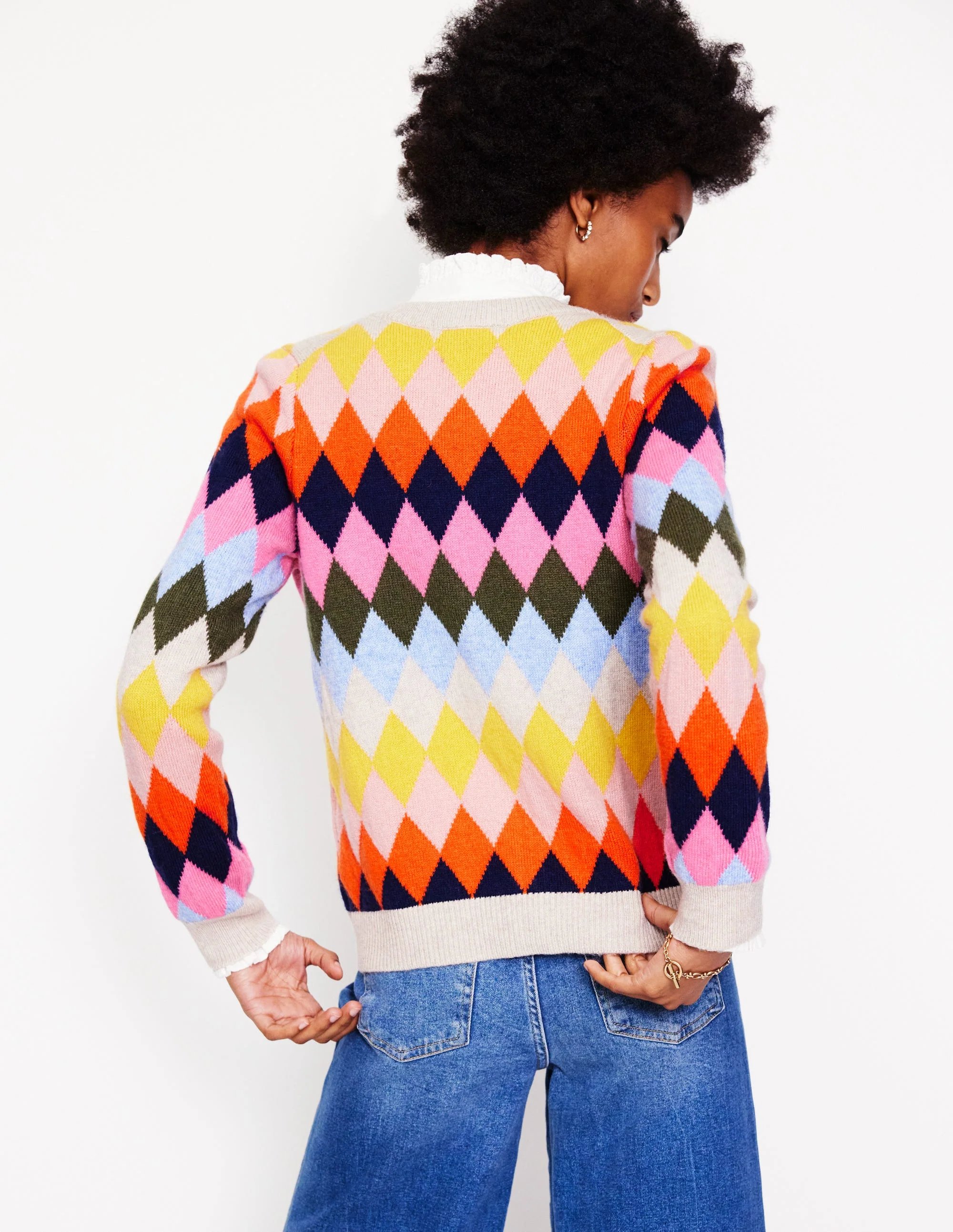 Patterned Cardigan-Multi - Image 3