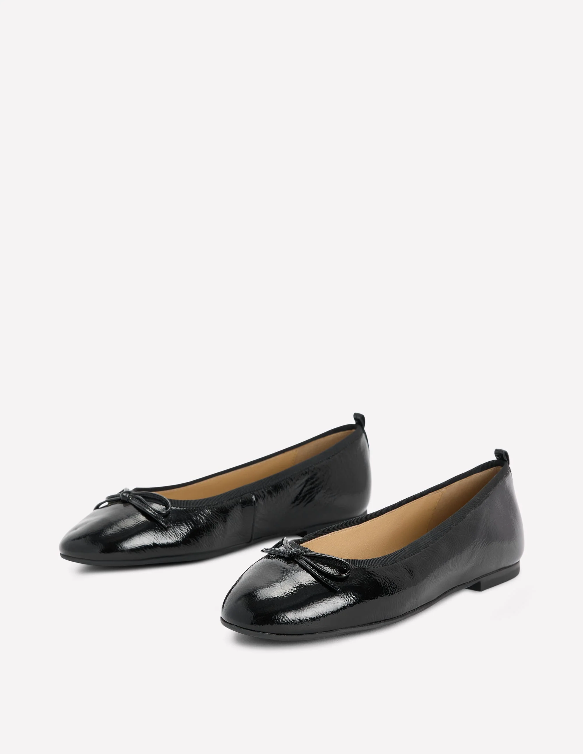 Patti Round Toe Ballet Flats-Black - Image 3