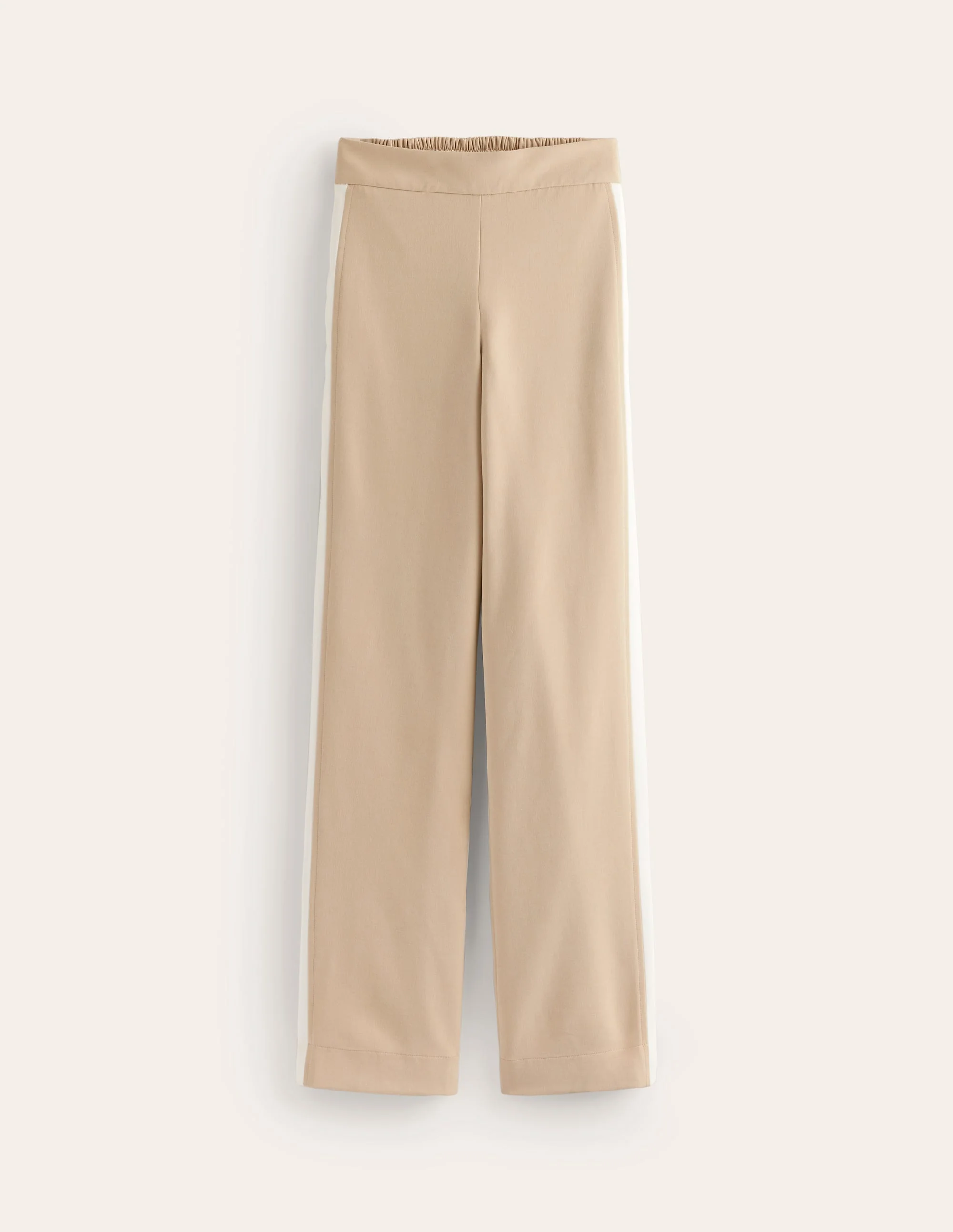 Pull On Side Stripe Trousers-Neutral - Image 6