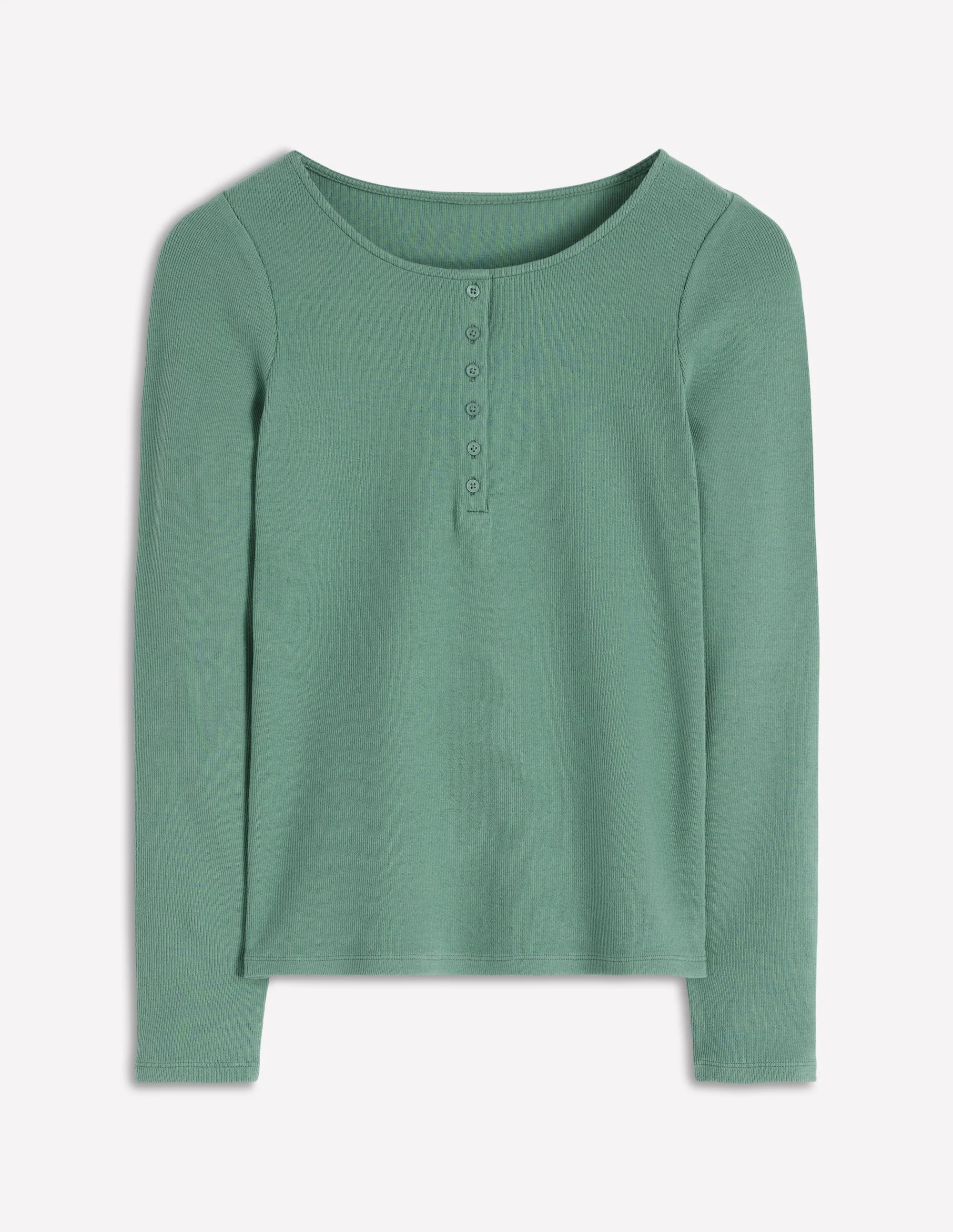 Rib Henley-Eucalyptus - Image 5
