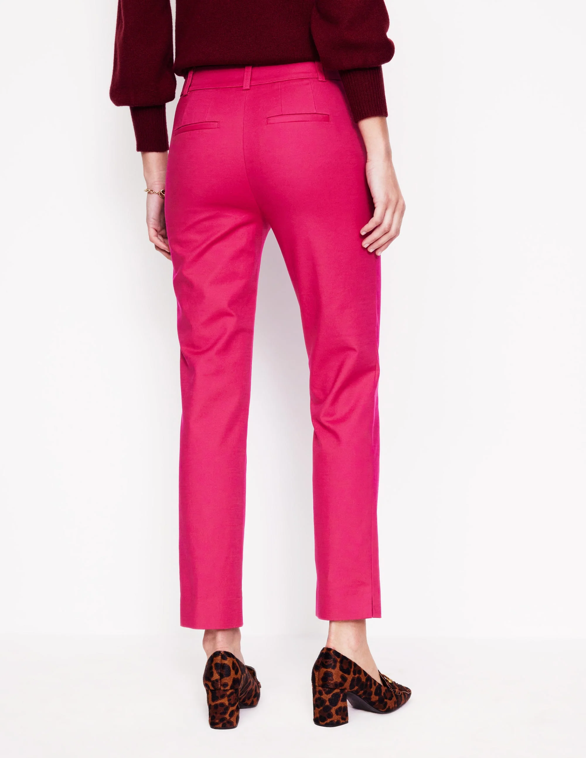 Richmond 7/8 Trousers-Cherry Jam - Image 3