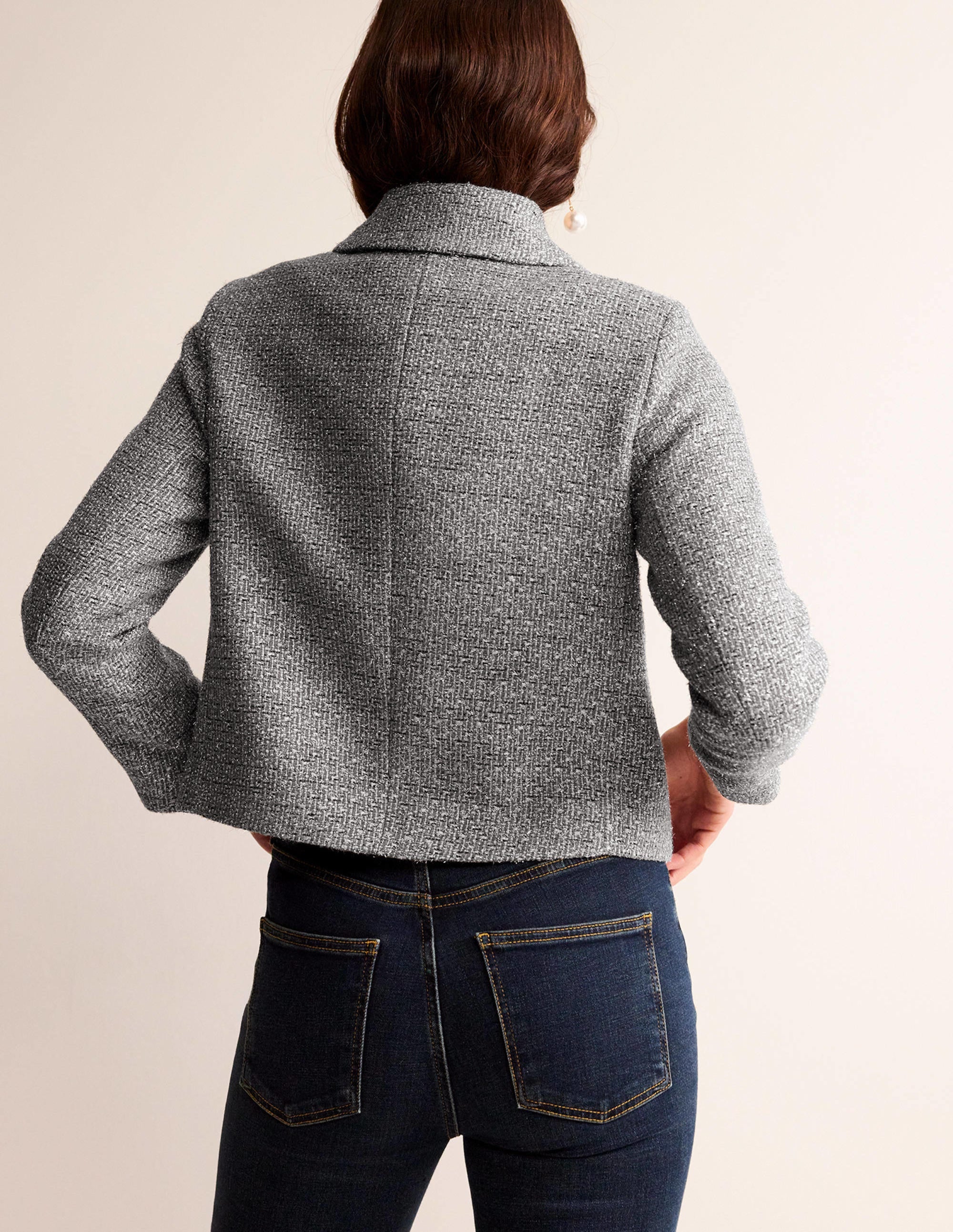 Rye Metallic Jacket-Silver Metallic - Image 3