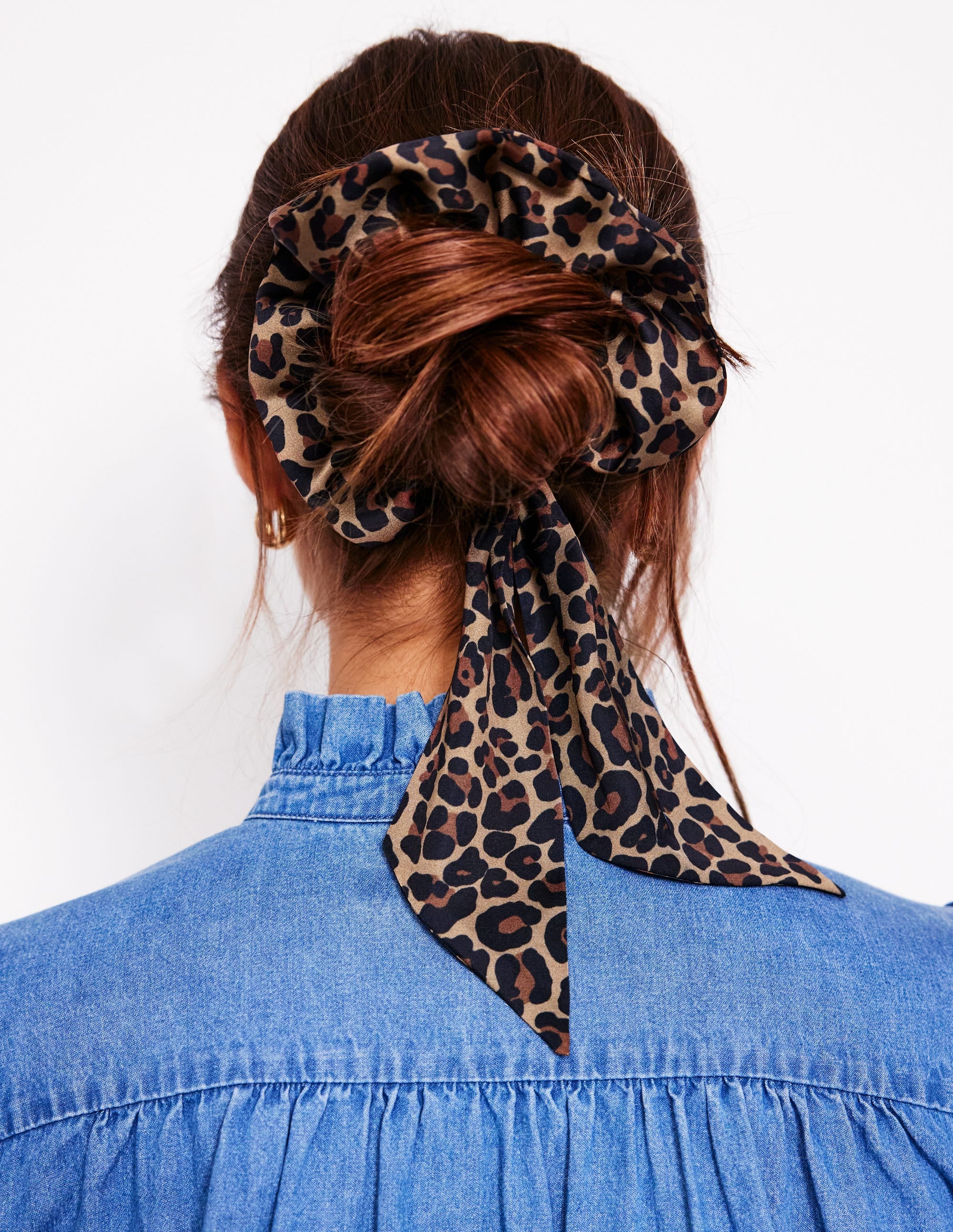 Scarf Scrunchie-Leopard - Image 2