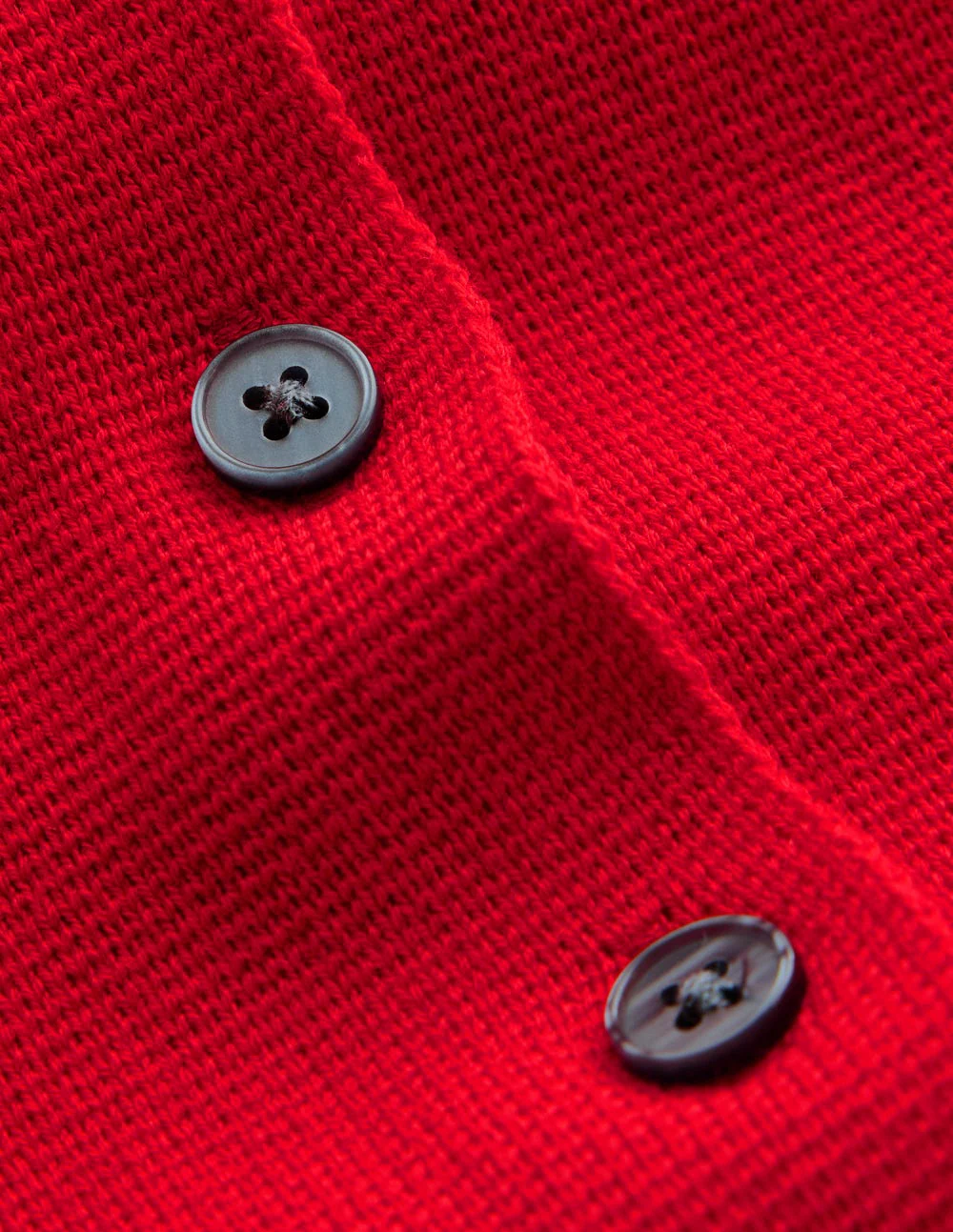 Short Sleeve Knitted Jacket-Red - Image 7