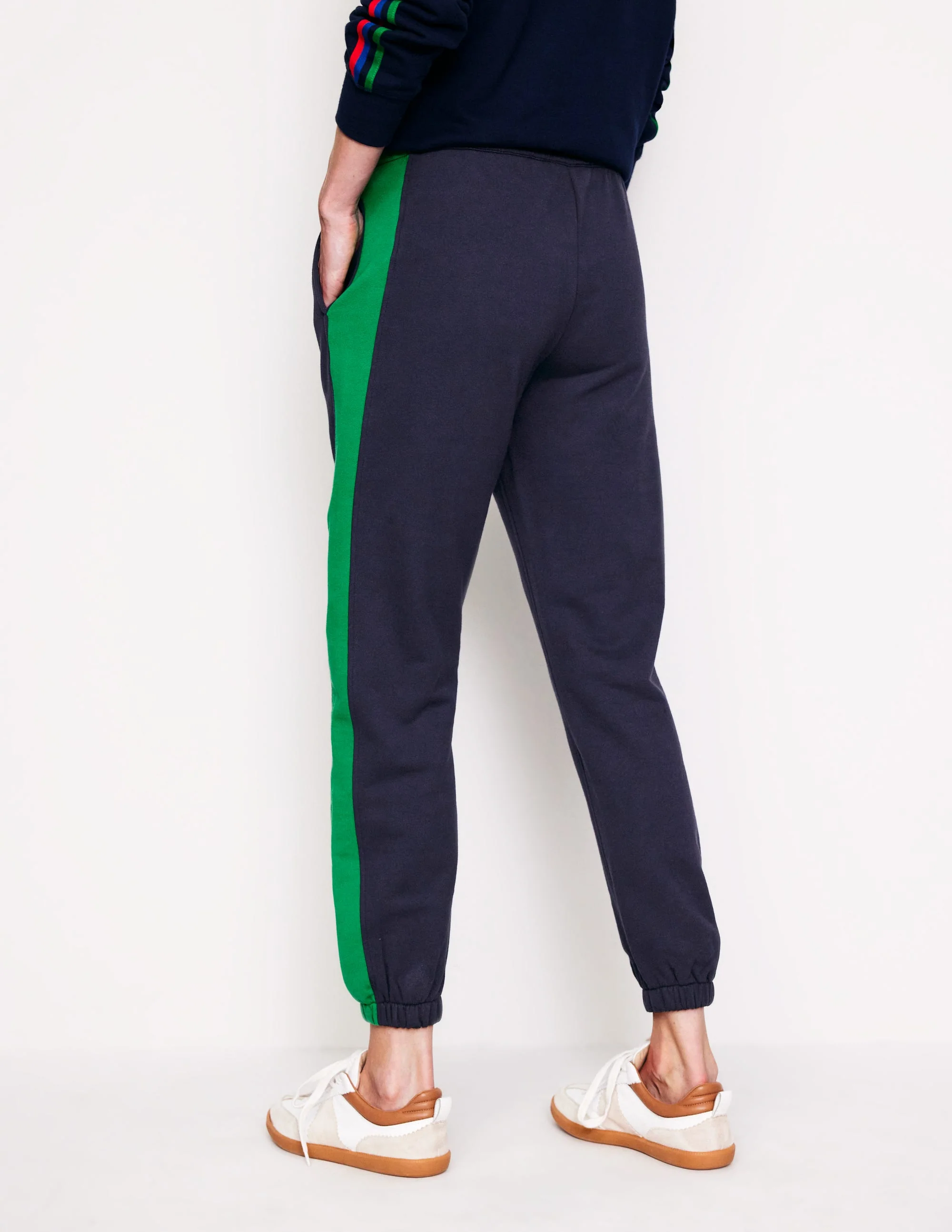 Side Panel Joggers-Navy - Image 3