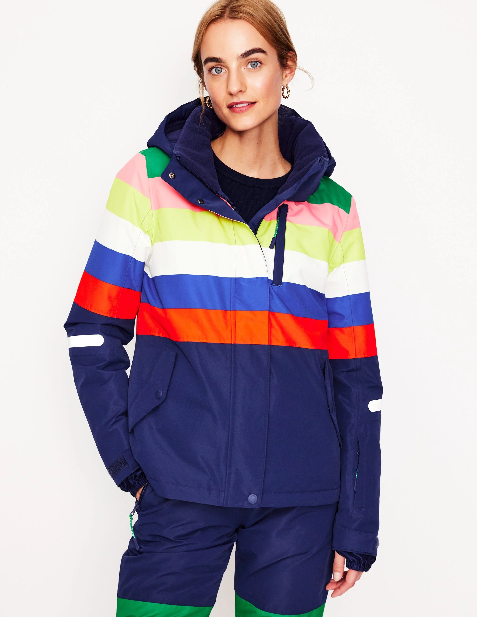 Ski Jacket-Rainbow Stripe - Image 4