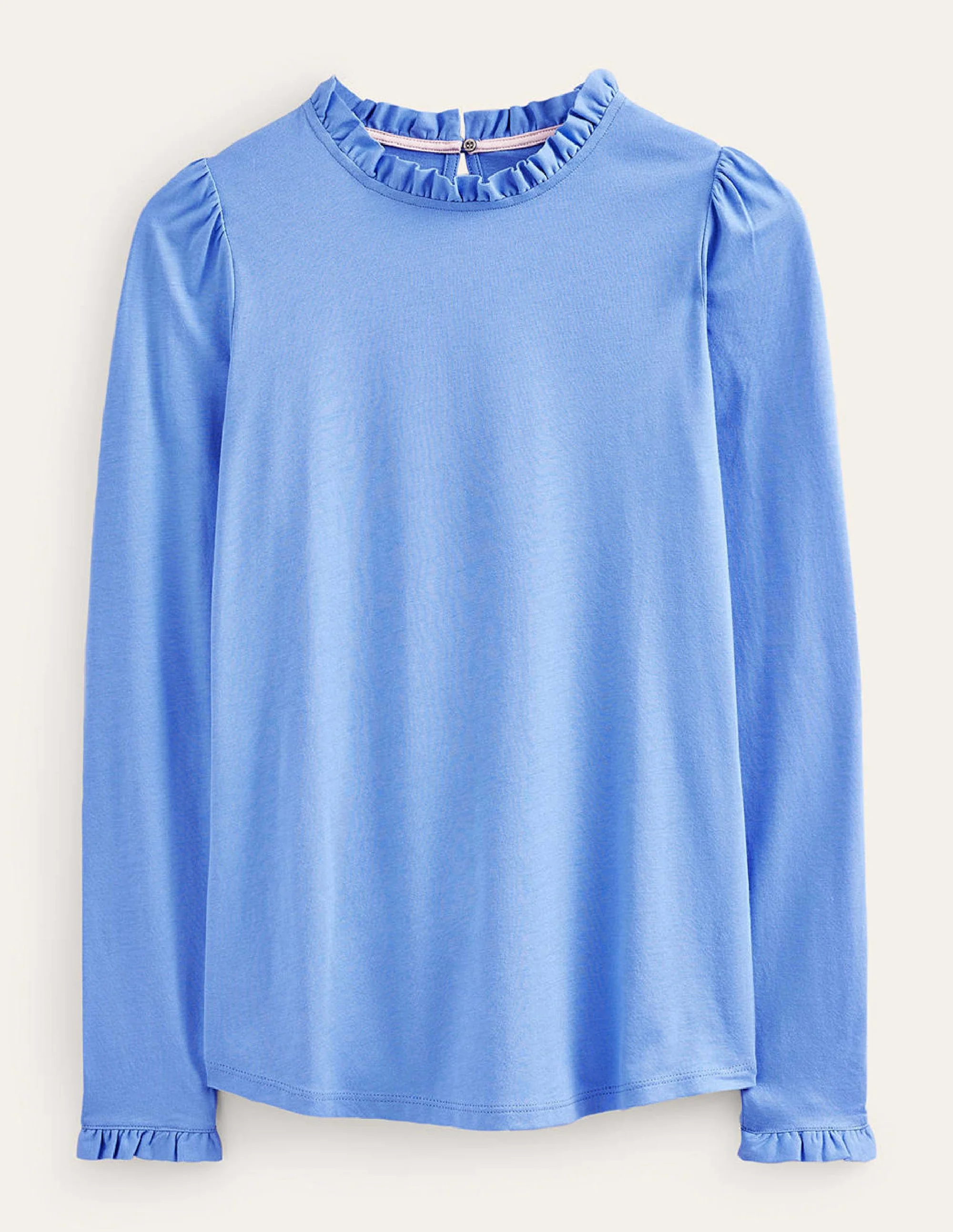 Supersoft Frill Detail Top-Marina - Image 5