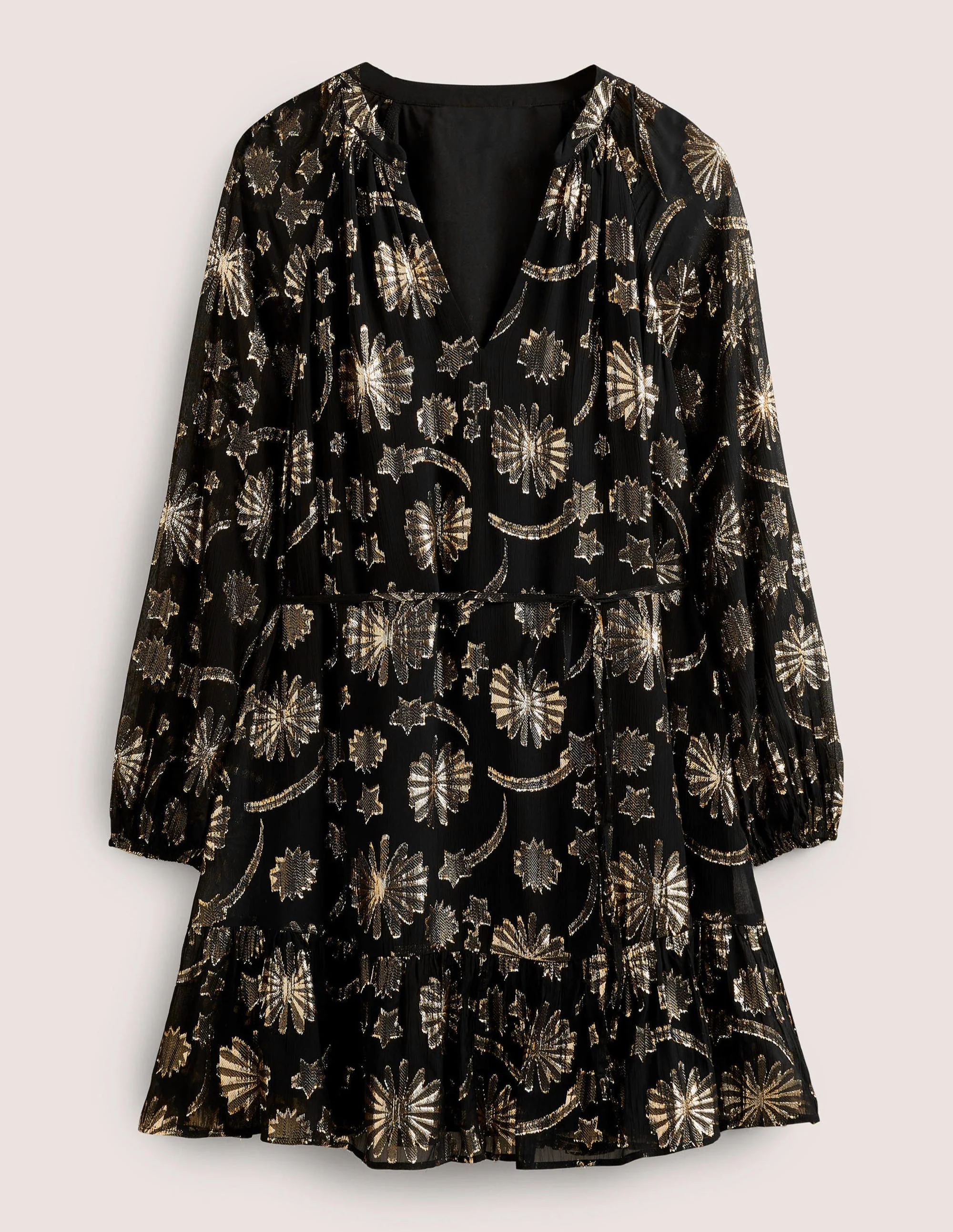 Swing Mini Party Dress-Firework Jacquard - Image 8