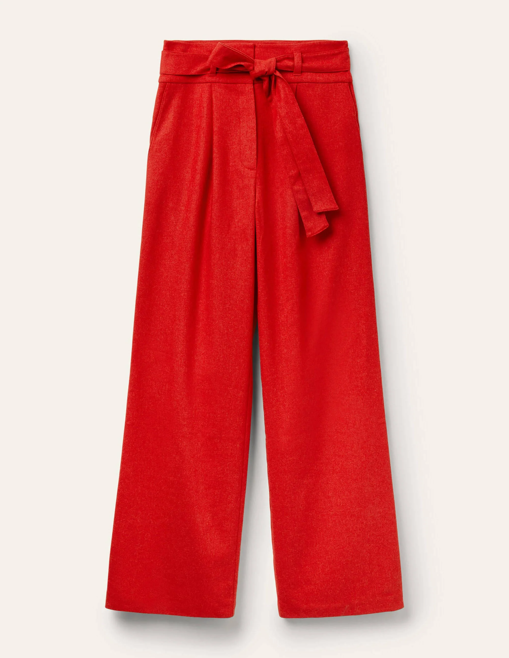 Tie Waist Wide Leg Trousers-Poppadew - Image 6