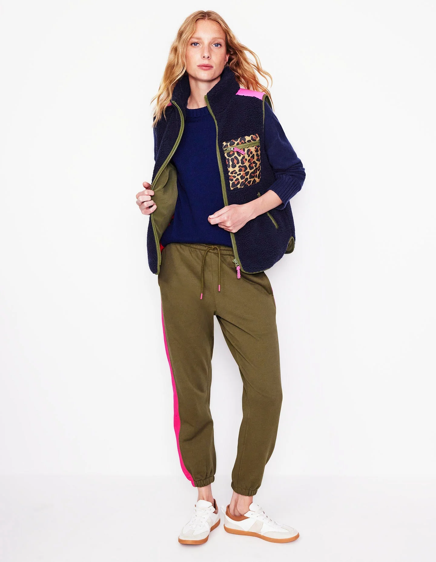 Truro Borg Gilet-Navy - Image 5